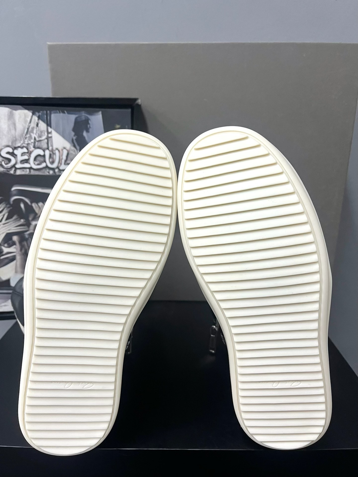 Rick Owens Thick Lace Inverted Triangle Board Shoes
