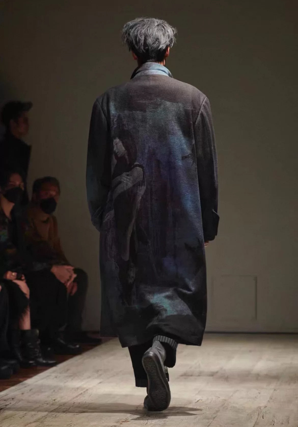 Yohji Yamamoto Watercolor Coat