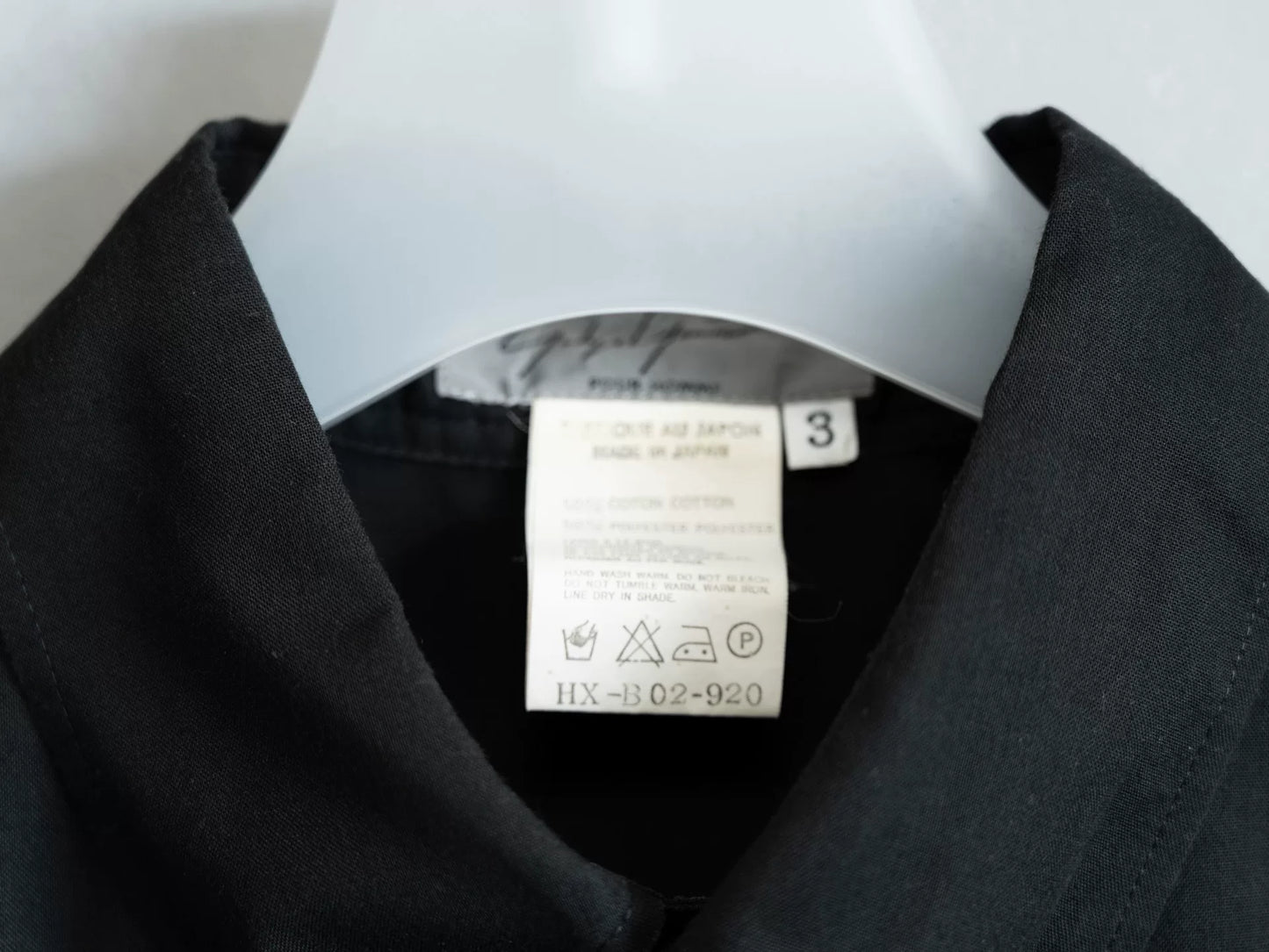 Yohji Yamamoto Black Short Sleeve Shirt