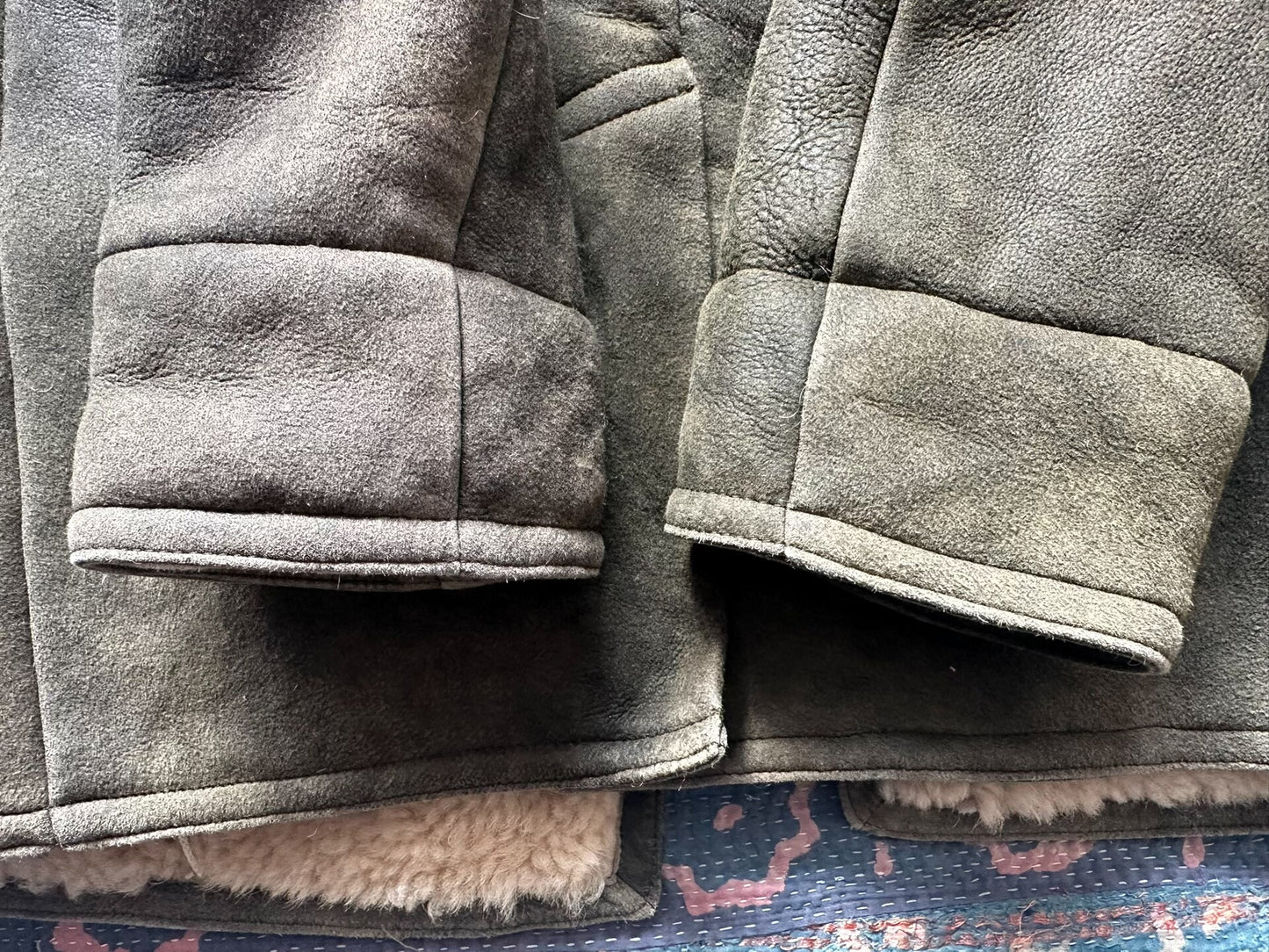 polo ralph lauren shearling lined coat