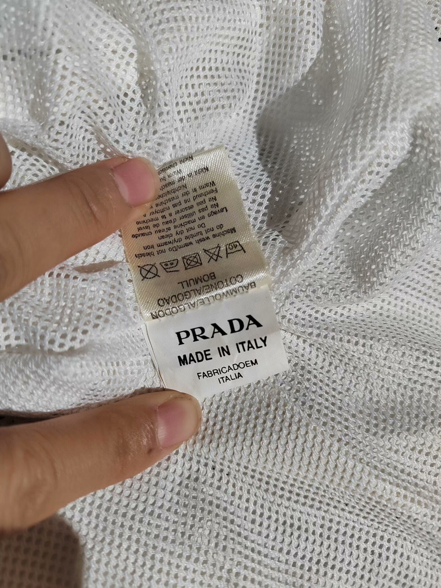 Prada White Sports Vest for Men