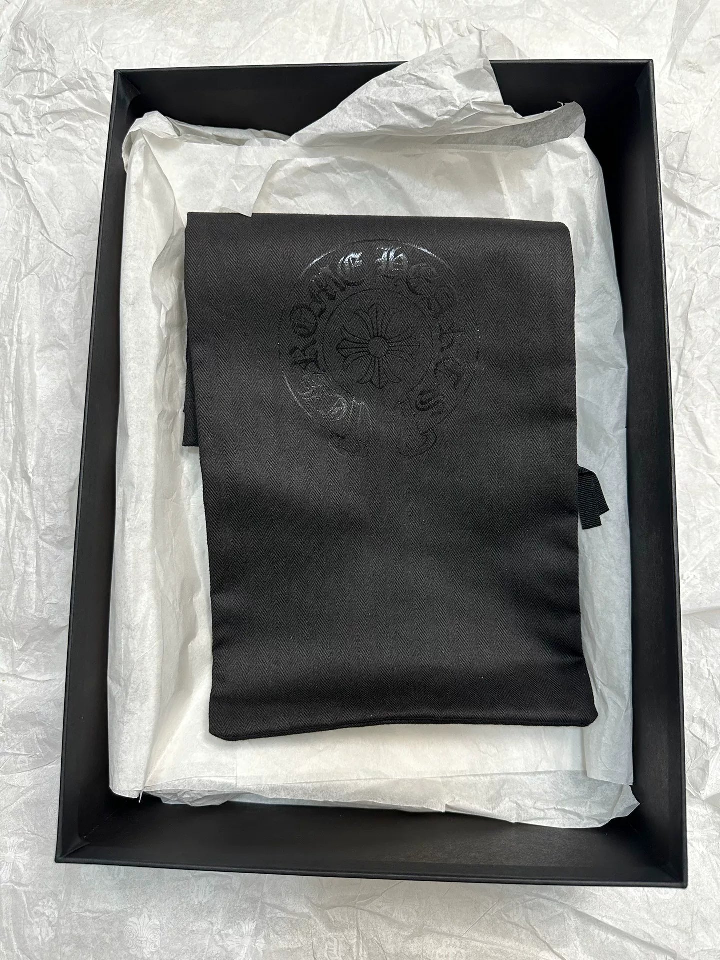 Chrome Hearts White Hotel Slippers