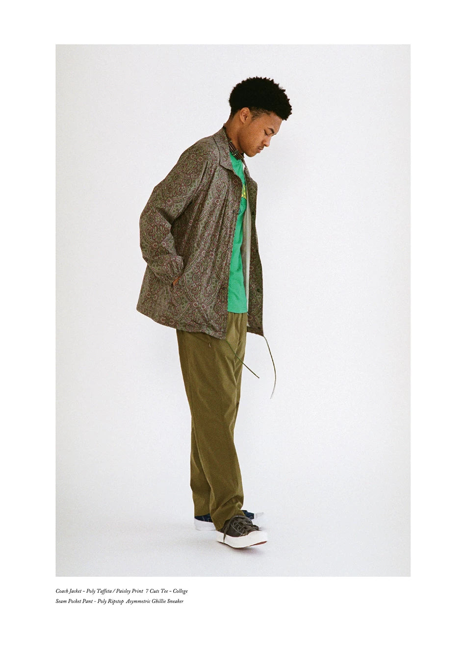 Needles Asymmetric Ghillie Sneaker