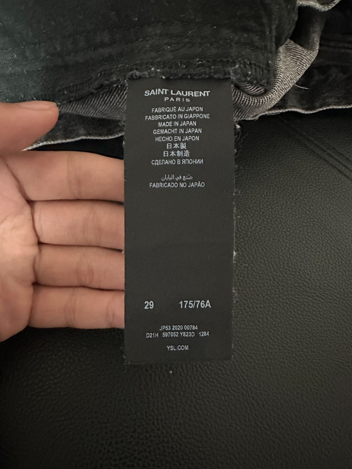 Saint Laurent D18 Washed Jeans