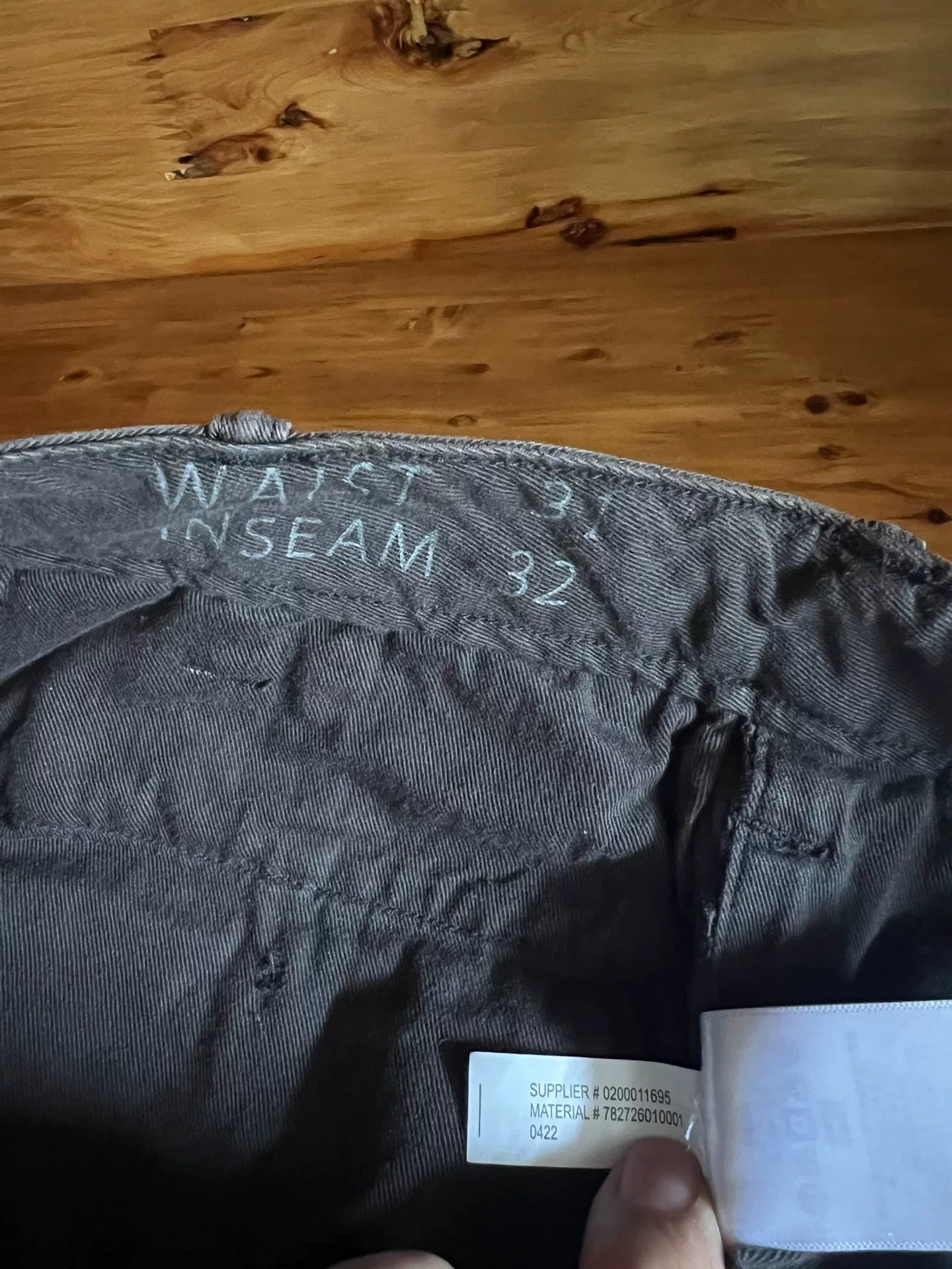 RRL Double RL Gray Black Casual Pants