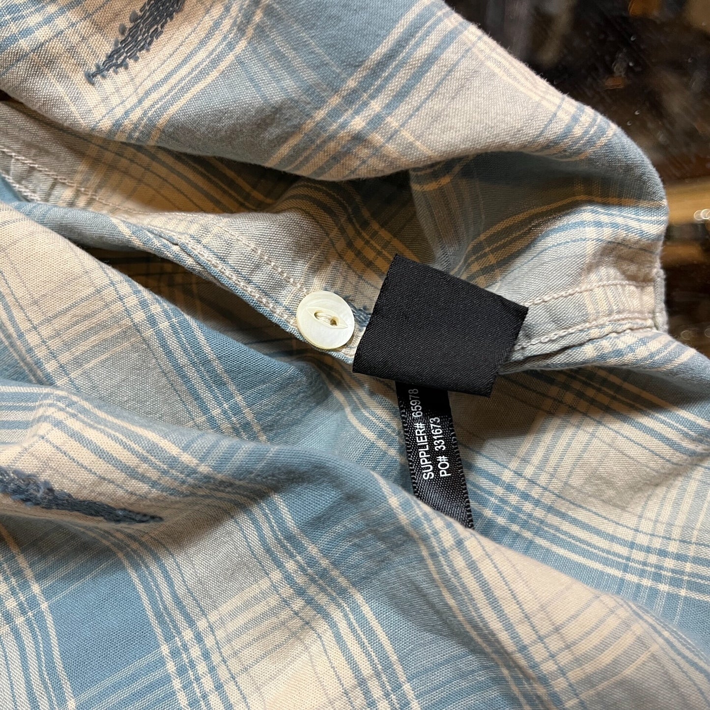 RRL Vintage Embroidered Western Shirt