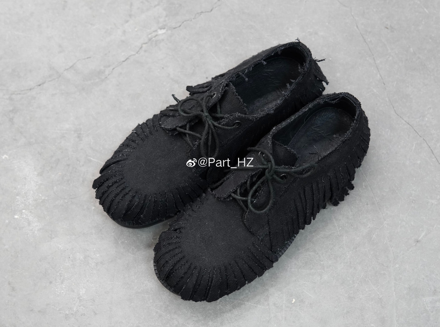 Yohji Yamamoto A/W 2018 Distressed Fringe Shoes