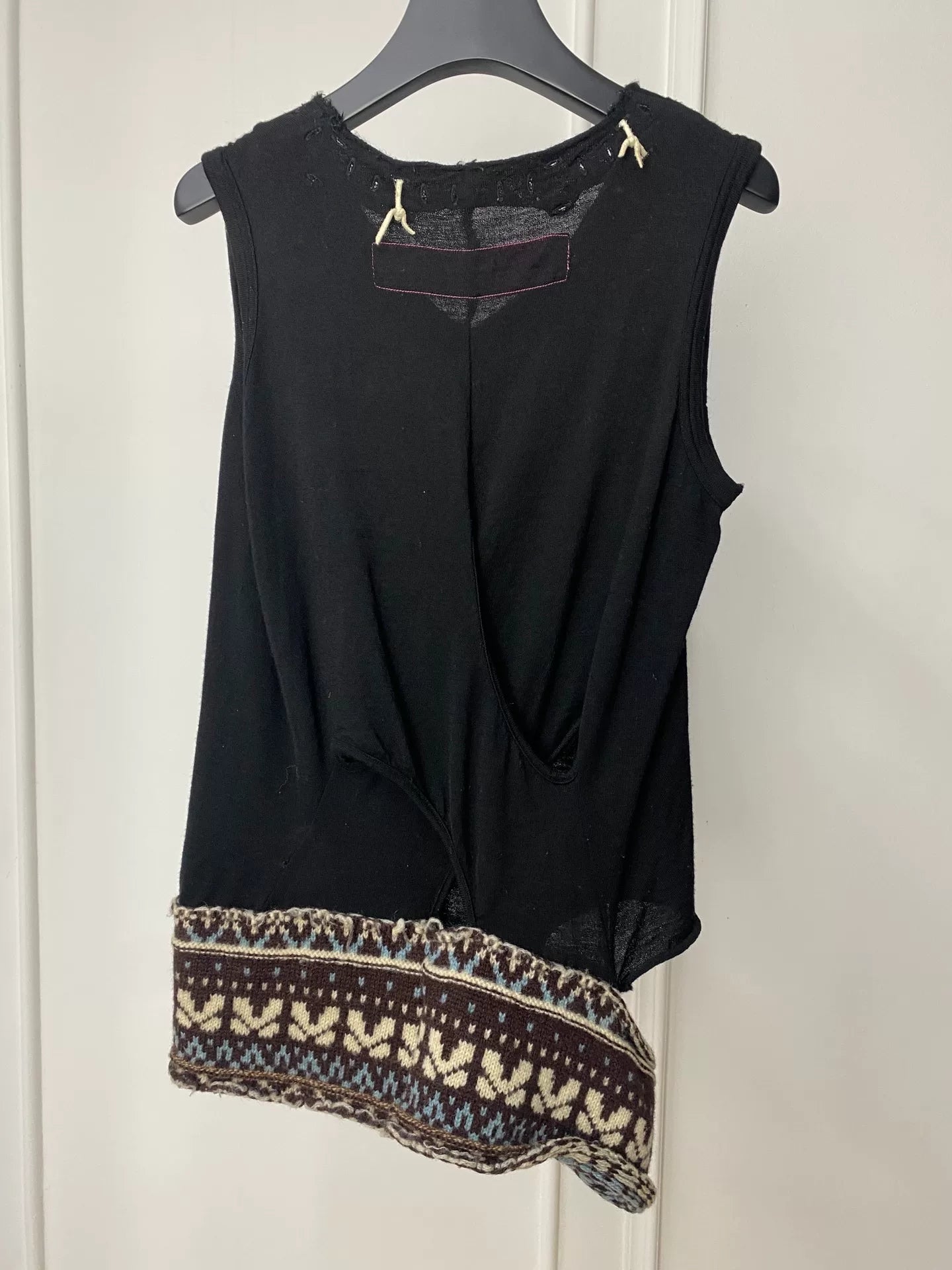 junya watanabe ethnic wool vest size S