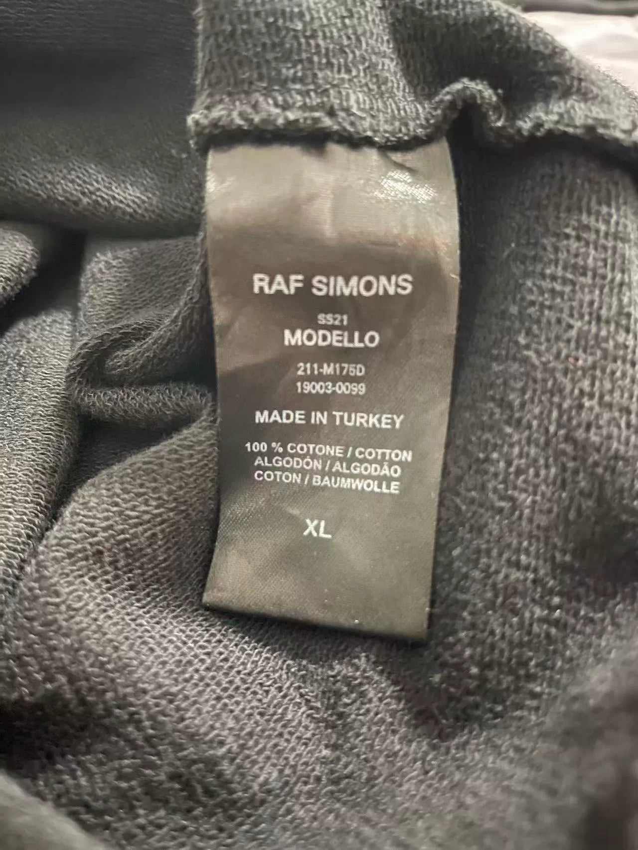 Raf Simons Patch Logo Sweatshirt