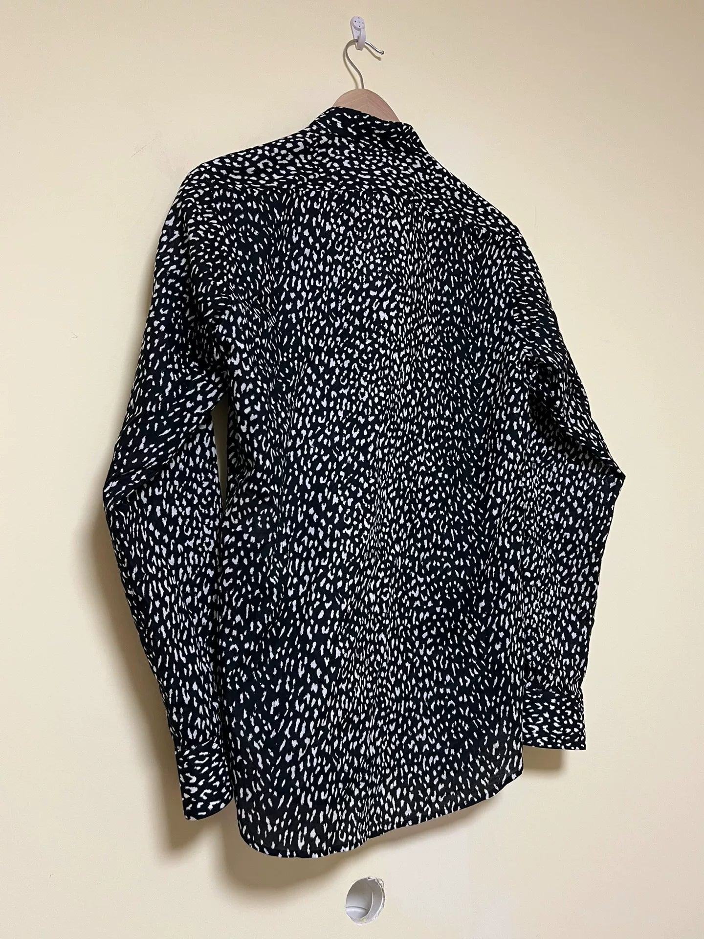 Saint Laurent YSL Jackson Wang Leopard Shirt