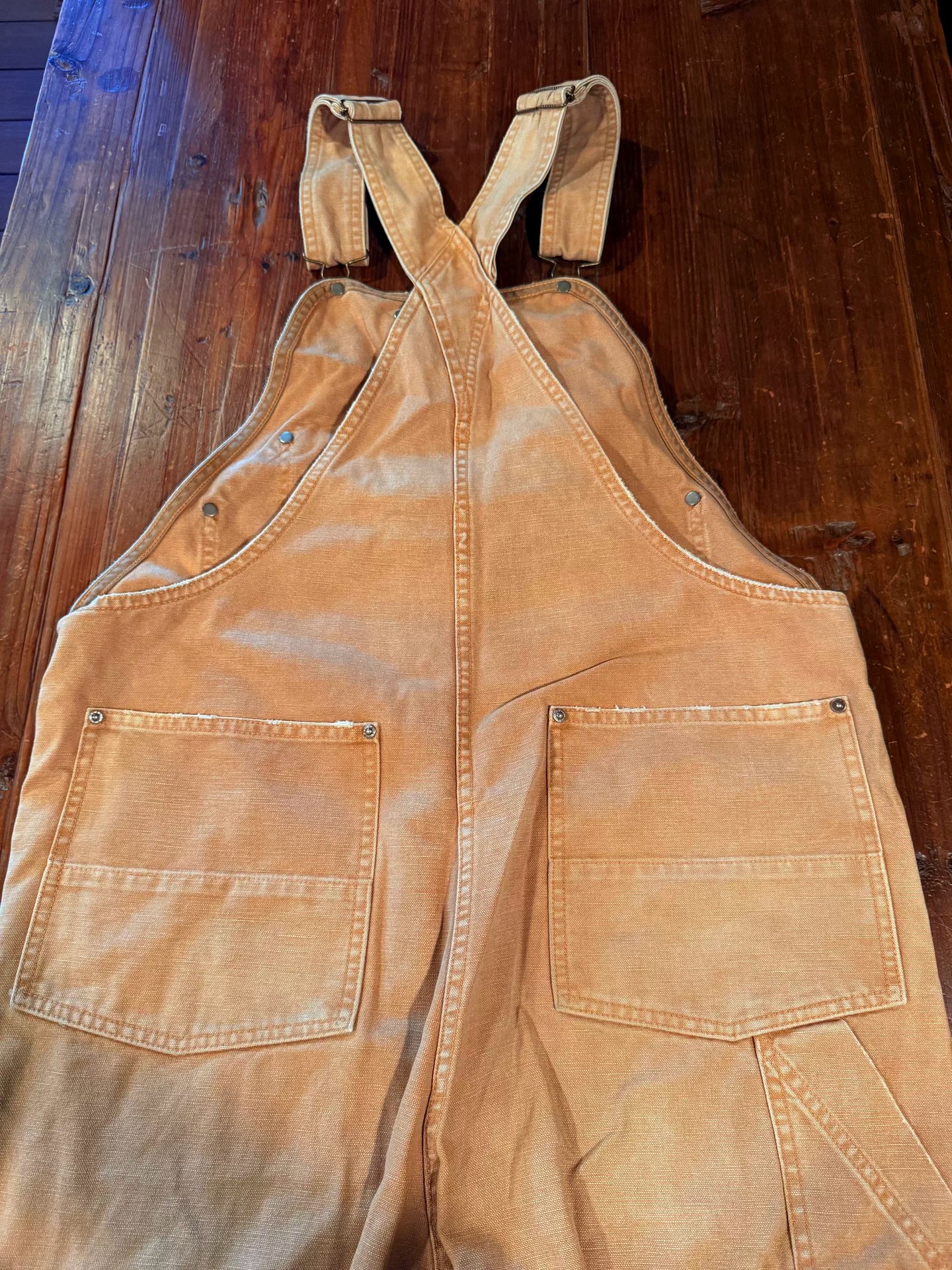 RRL Khaki Cargo Overalls