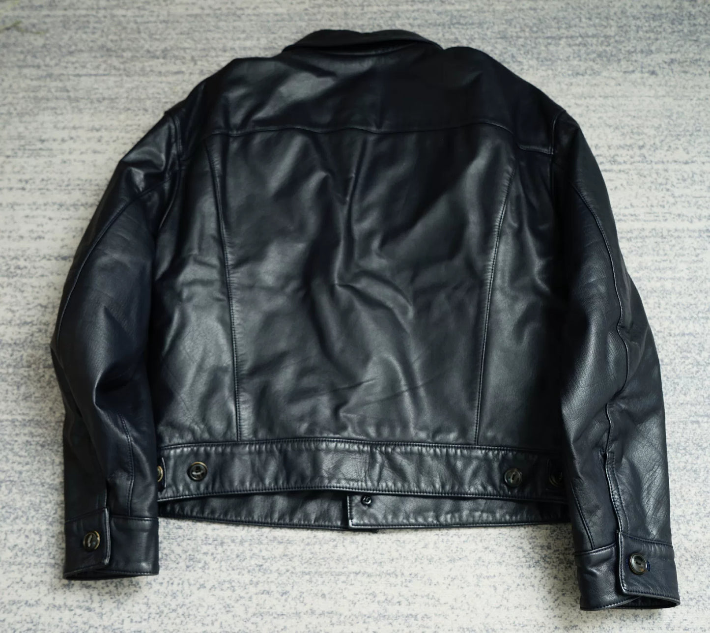 Yohji Yamamoto Padded Leather Jacket