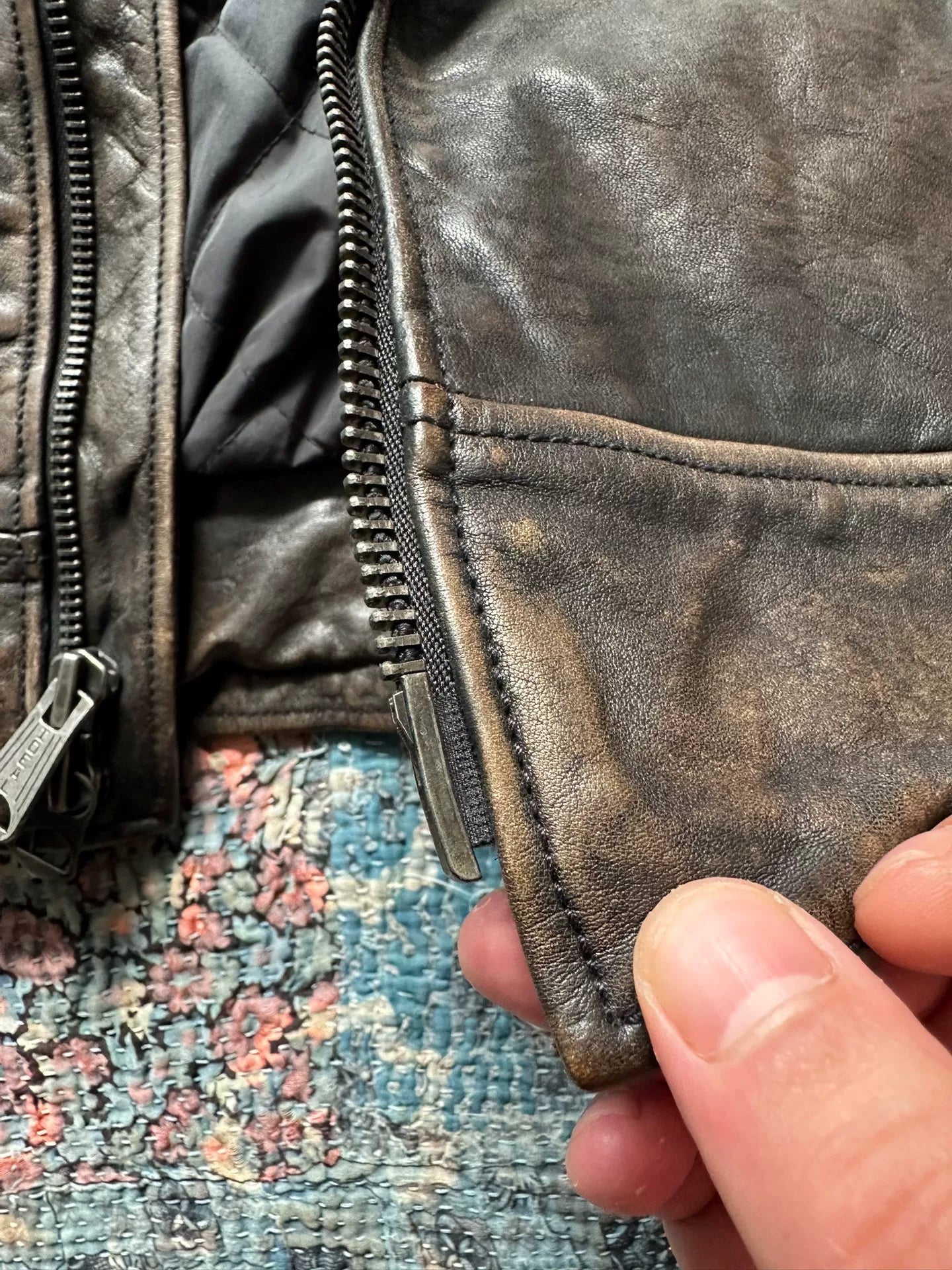 raloh lauren motorcycle leather jacket