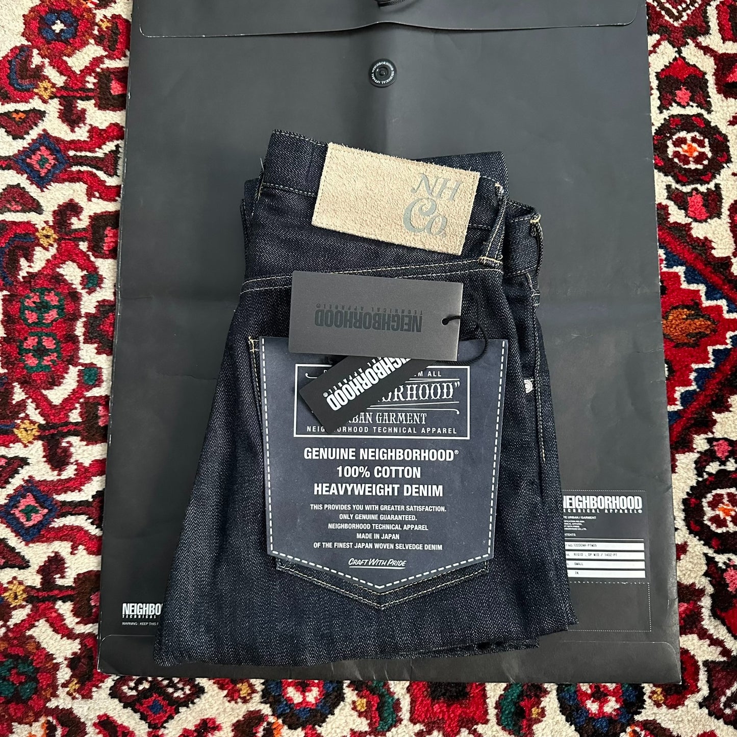 neighborhood 12aw original denim pants