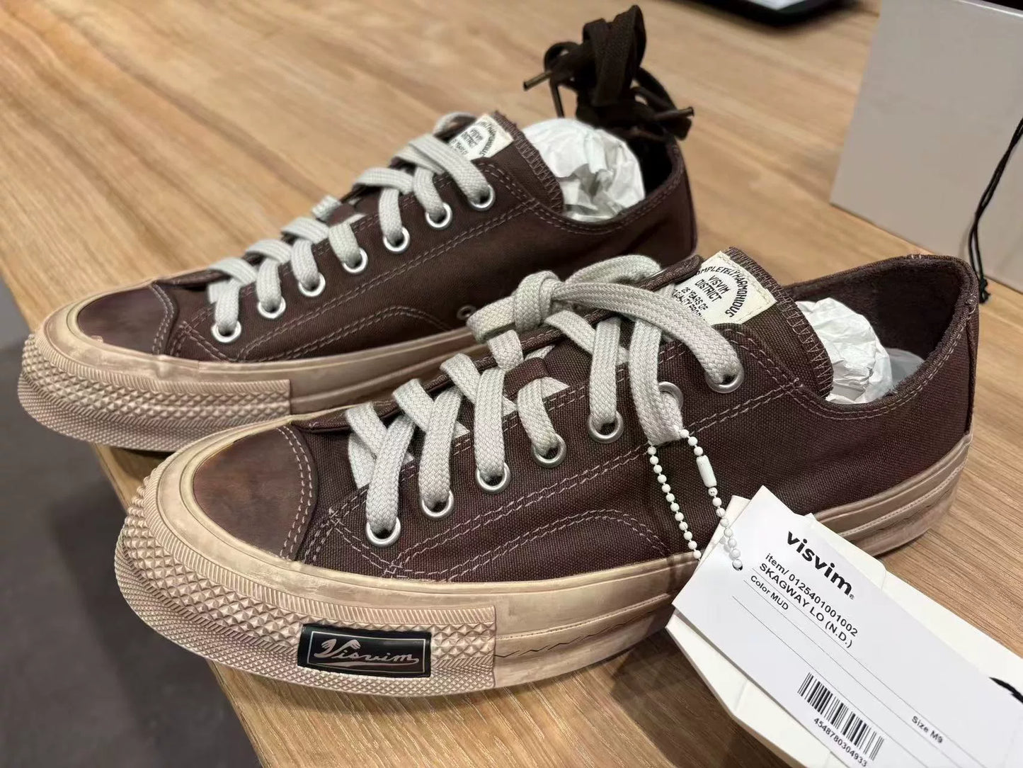 visvim skagway n.d sneakers in mud color