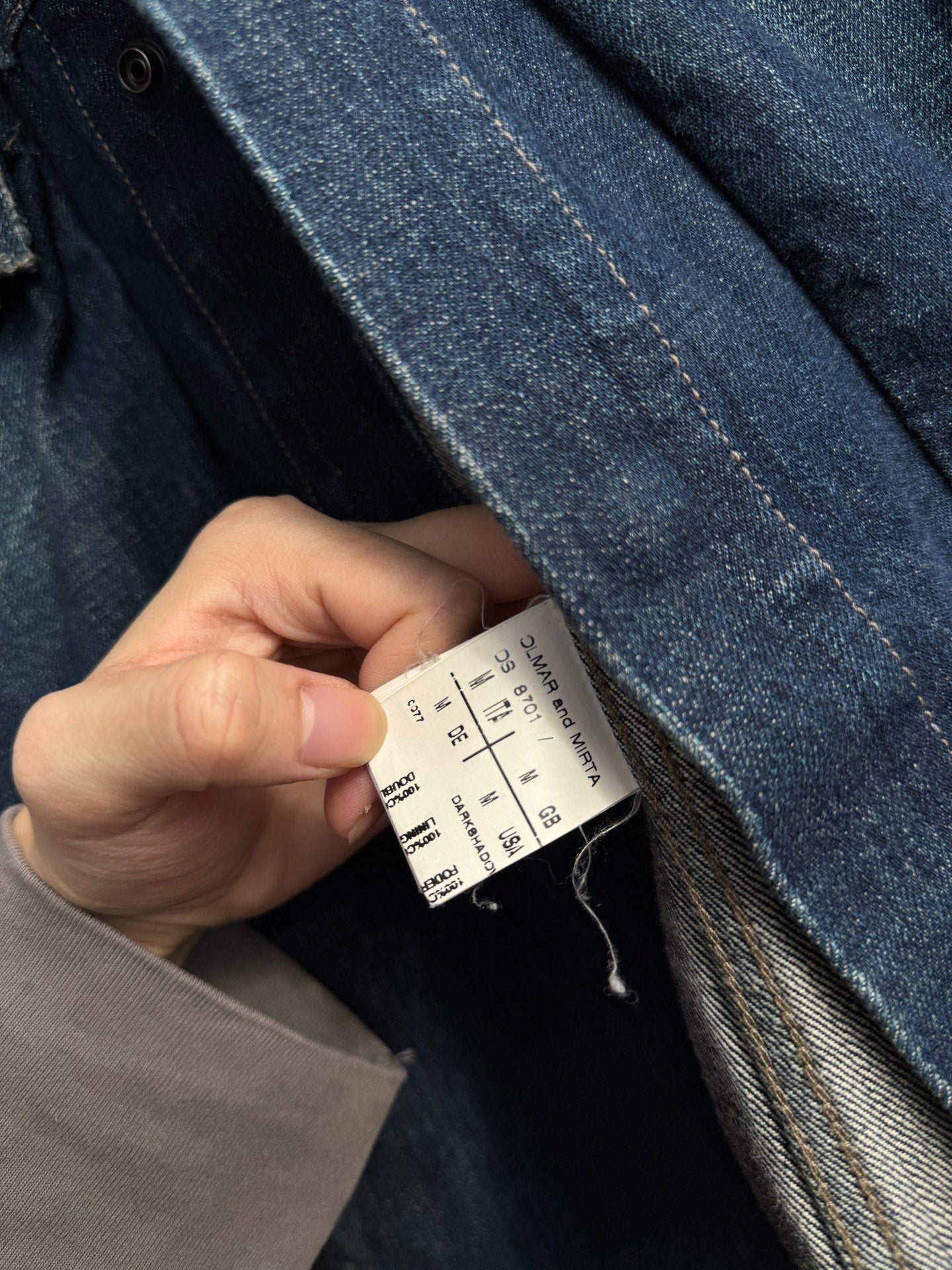 Rick Owens 06ss Washed Denim Trucker Jacket