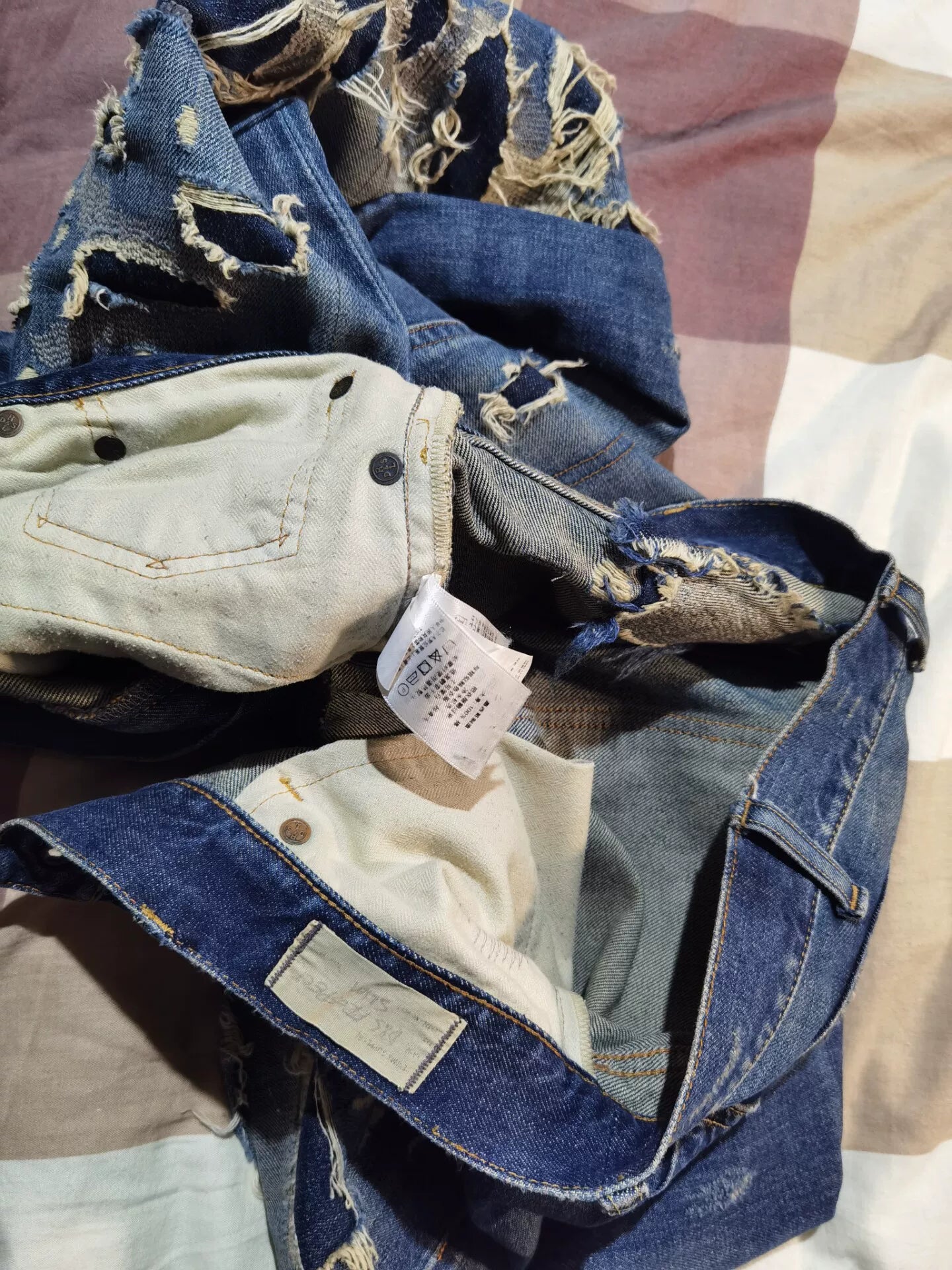 Ralph Lauren Denim&Supply Extreme Distressed Jeans