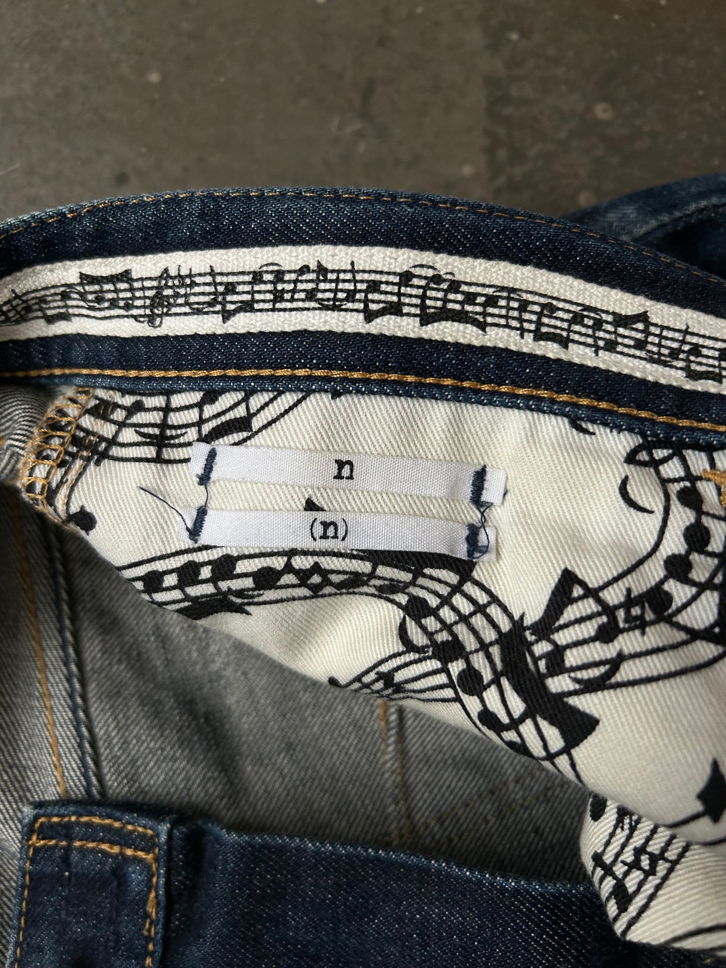 Number Nine Washed Denim Jeans