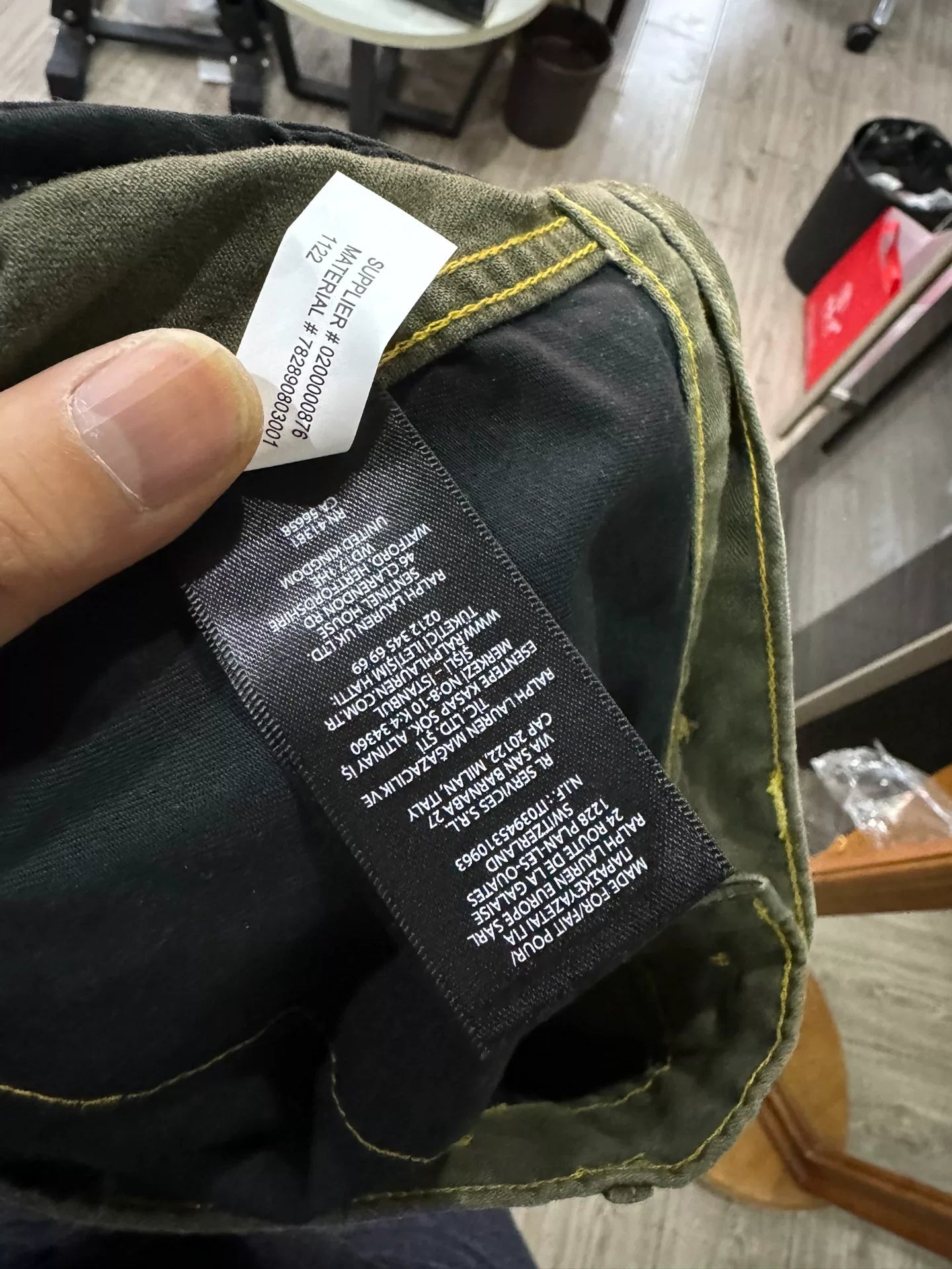 RRL Herringbone Long Pants in Condition
