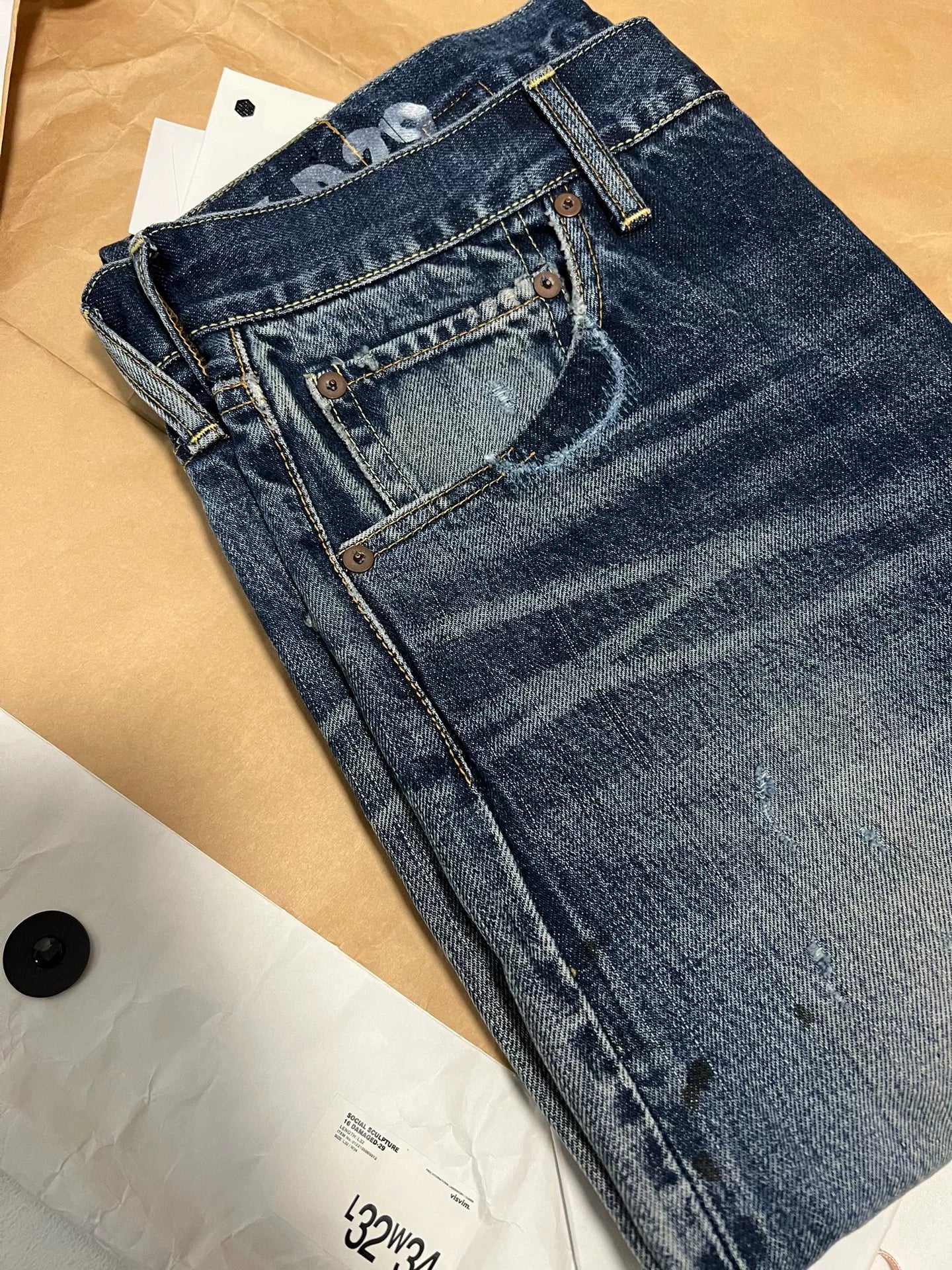 VISVIM 22SS SOCIAL SCULPTURE 16 JEANS