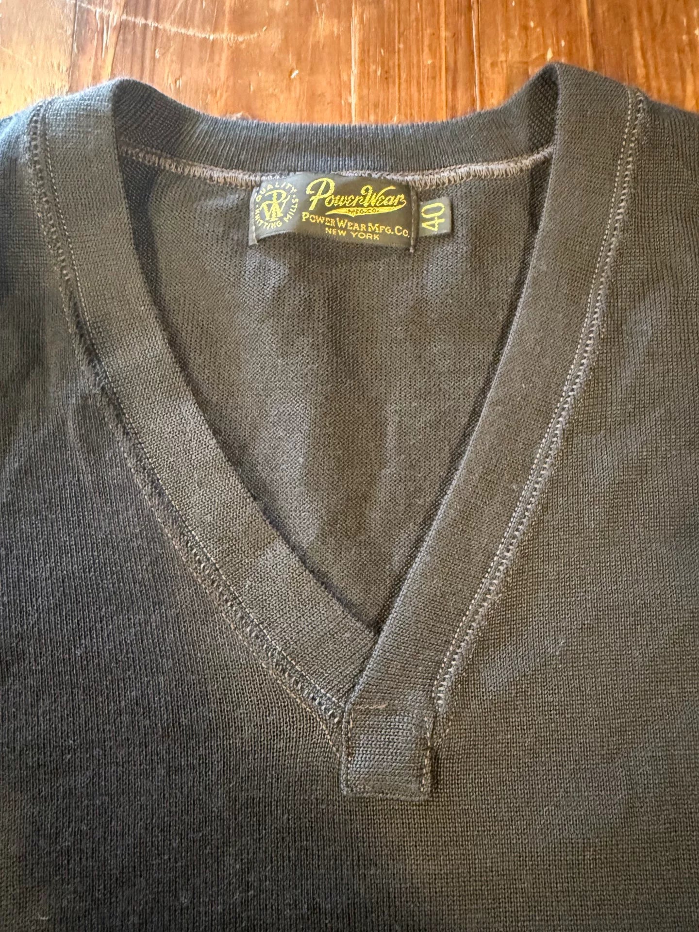 Freewheelers PowerWear V-neck Knit Sweater