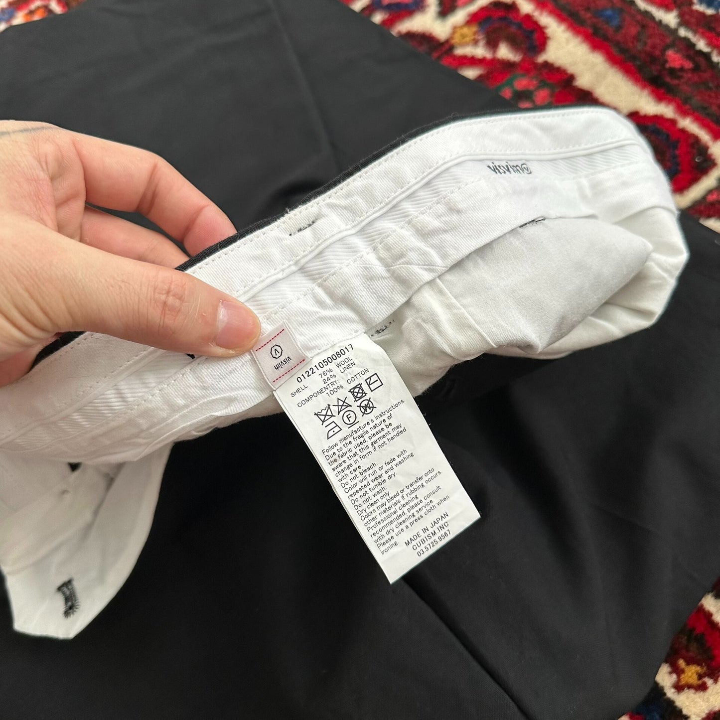 VISVIM 22SS STETSON SLACKS