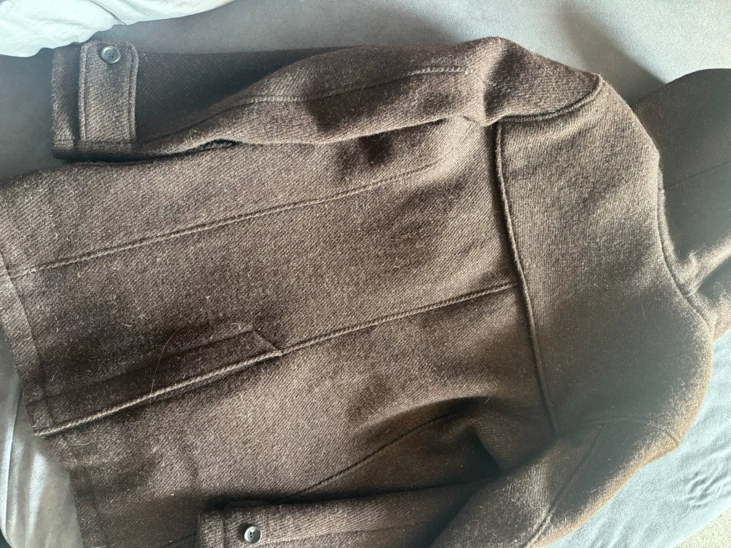 visvim commodore brown wool coat
