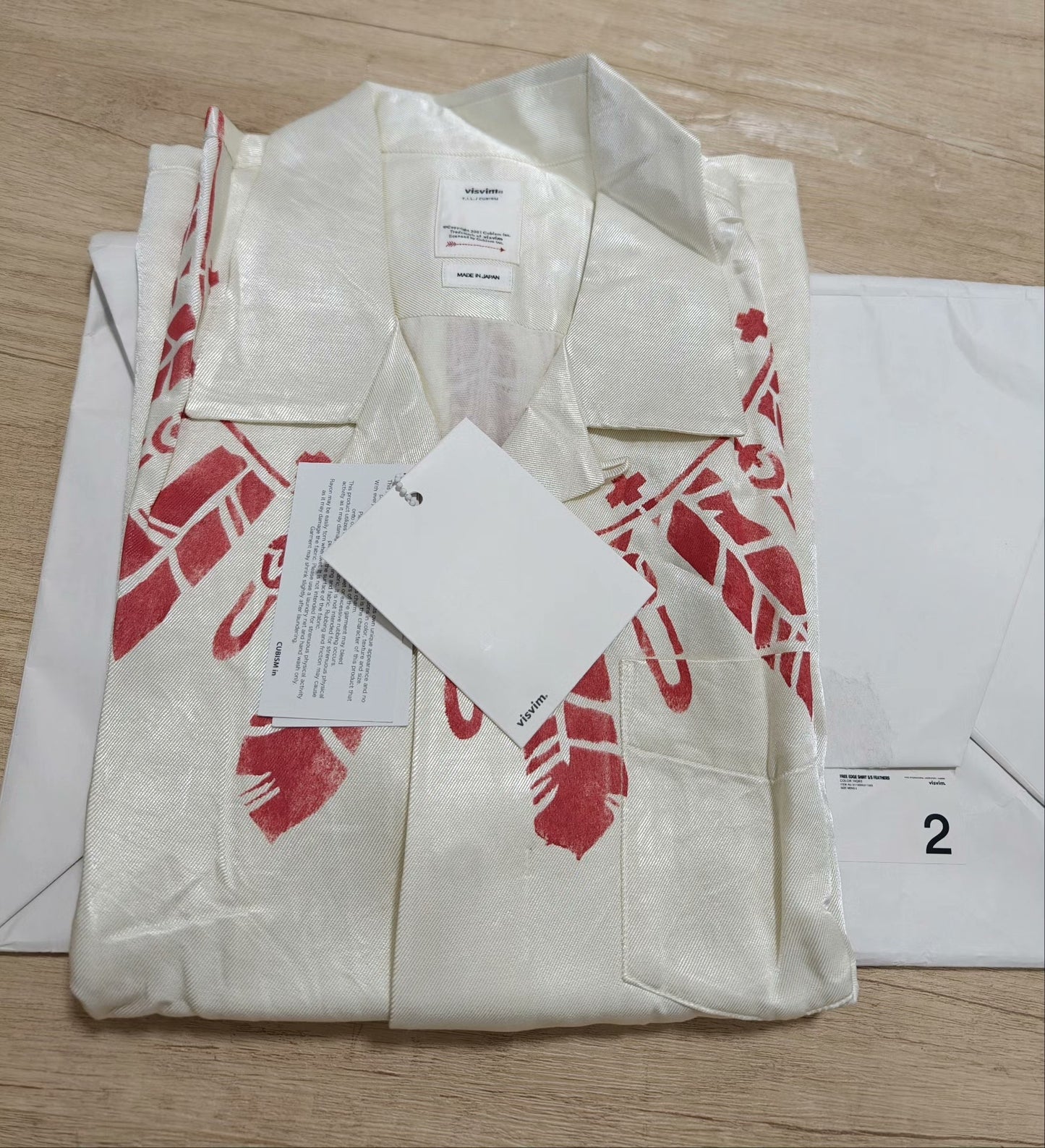 VISVIM 19SS S/S Feathers Spot Free Shirt