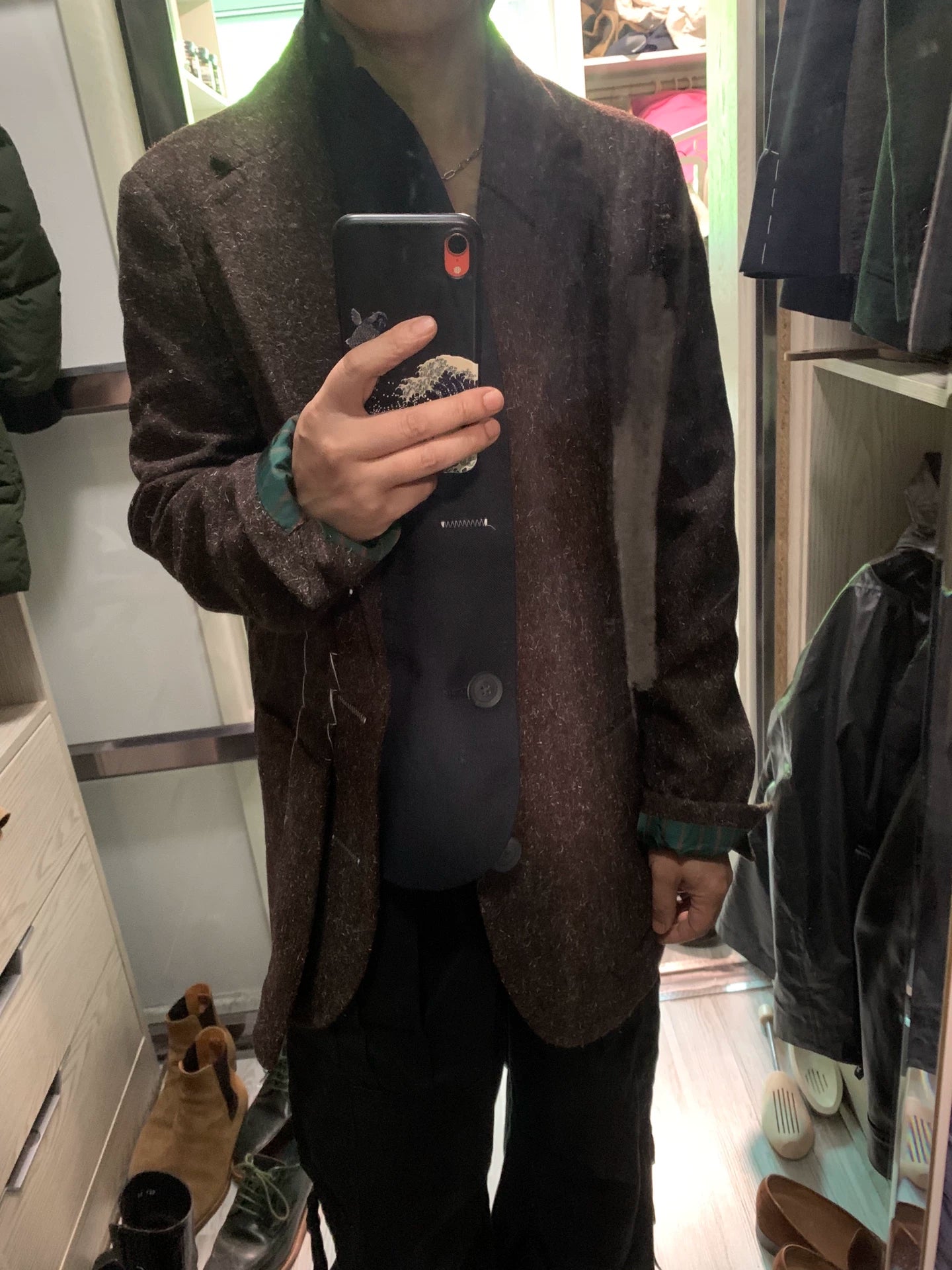 kolor 阿部润一 21aw 拼接西装