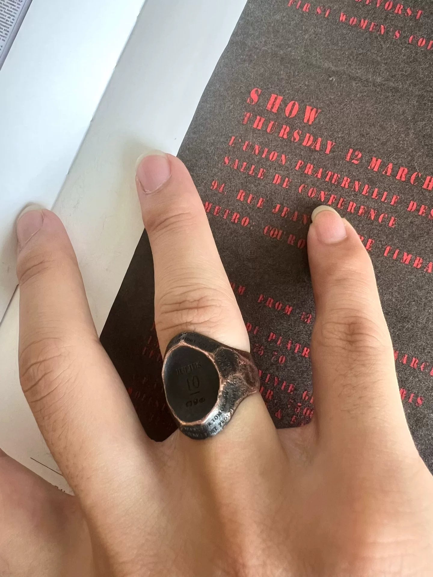 Julius 7 Industrial Silver Ring Limited Edition