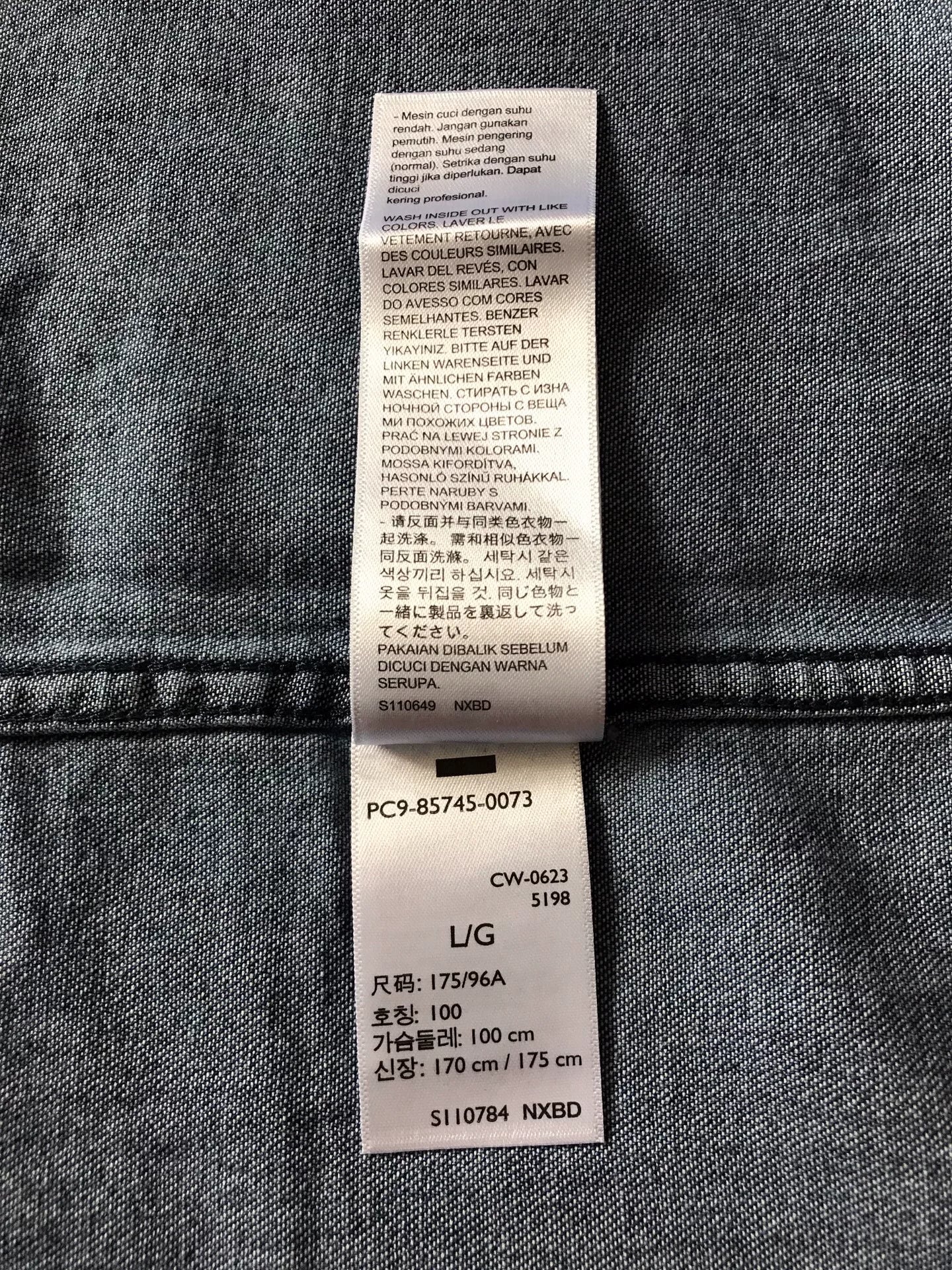 Levi's 85745-0073 Washed Denim Shirt