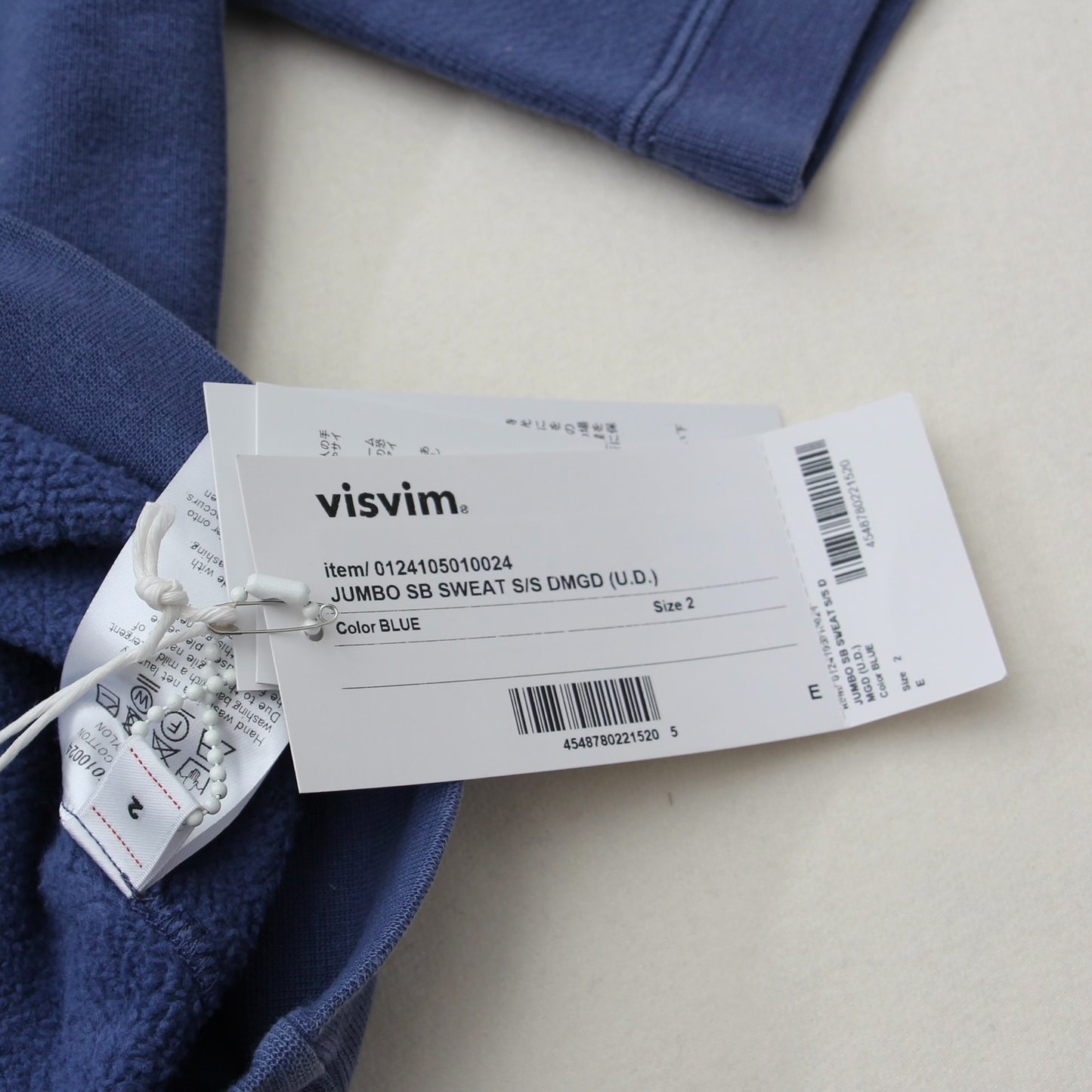 VISVIM 24ss Jumbo SB Sweat S/S