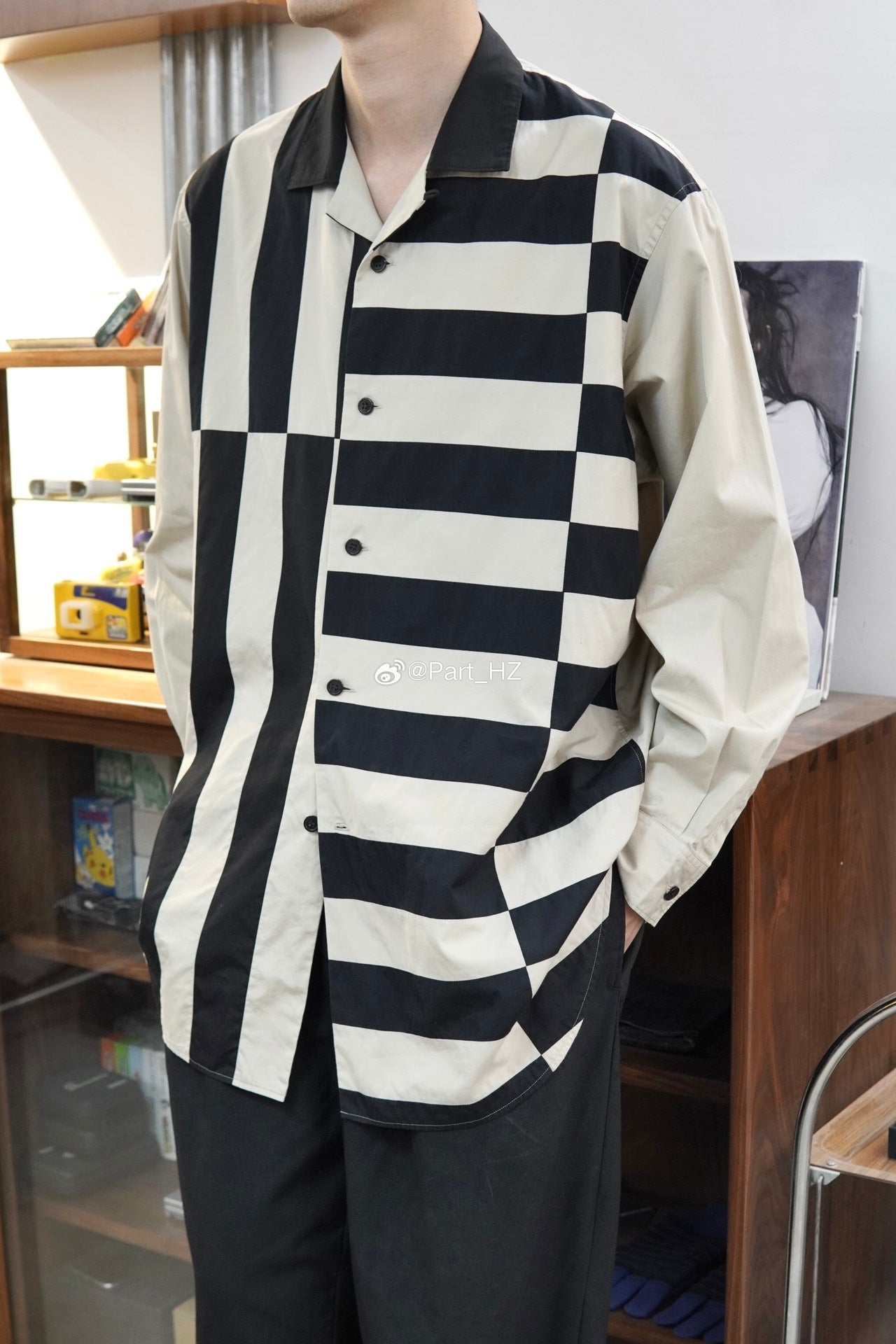 Yohji Yamamoto 80s Irregular Stripe Shirt
