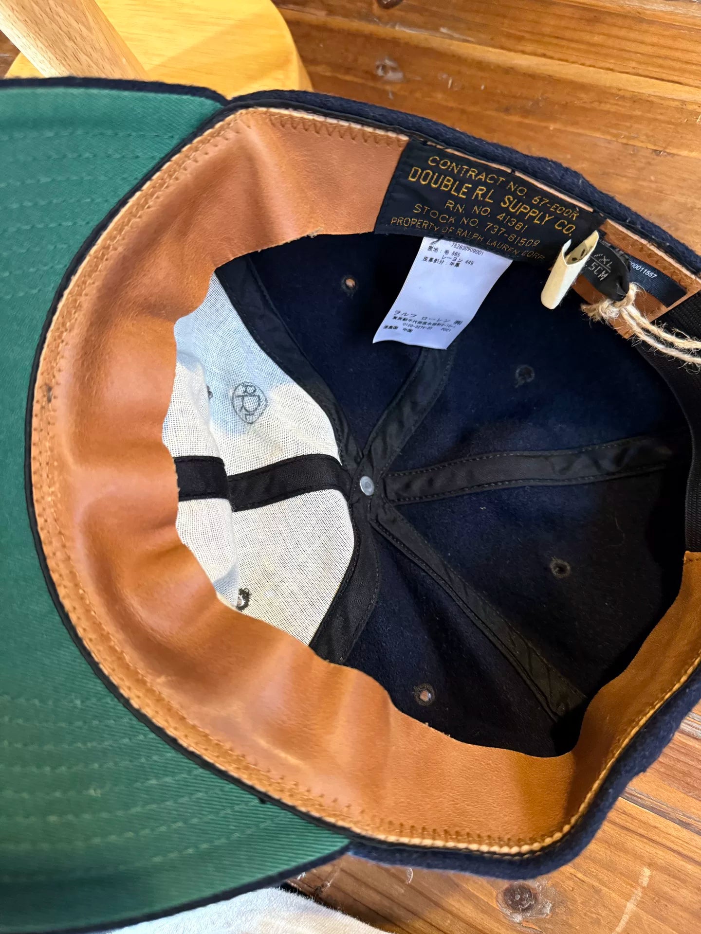 RRL 93RD Wool Baseball Cap