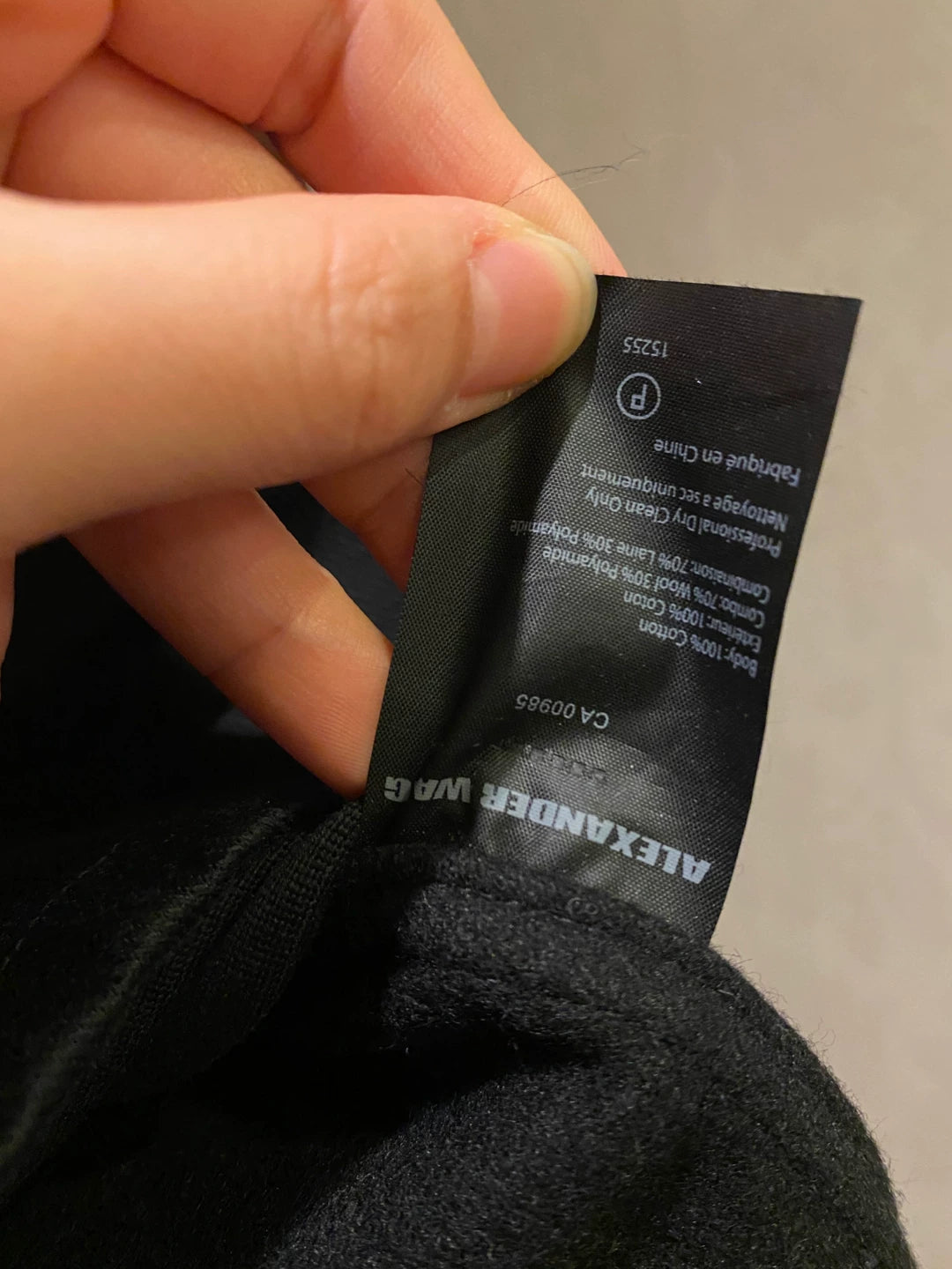 Alexander Wang Black Men's Jacket Size 44