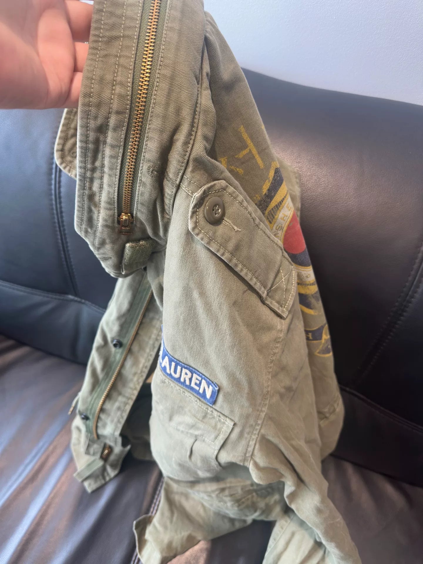Ralph Lauren Vintage M65 Herringbone Jacket