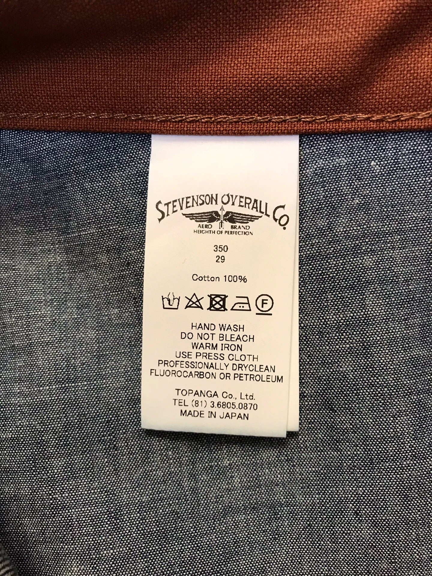 Stevenson Overall 350 Raw Denim Jeans