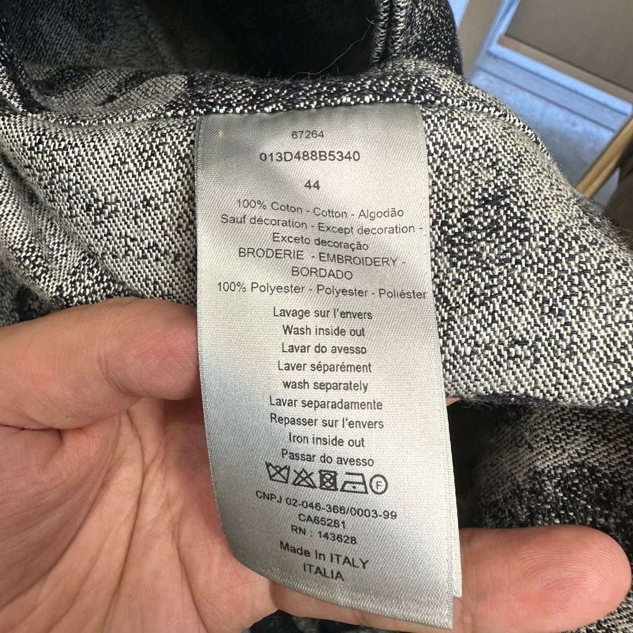 dior peter doig embroidered camouflage jacket