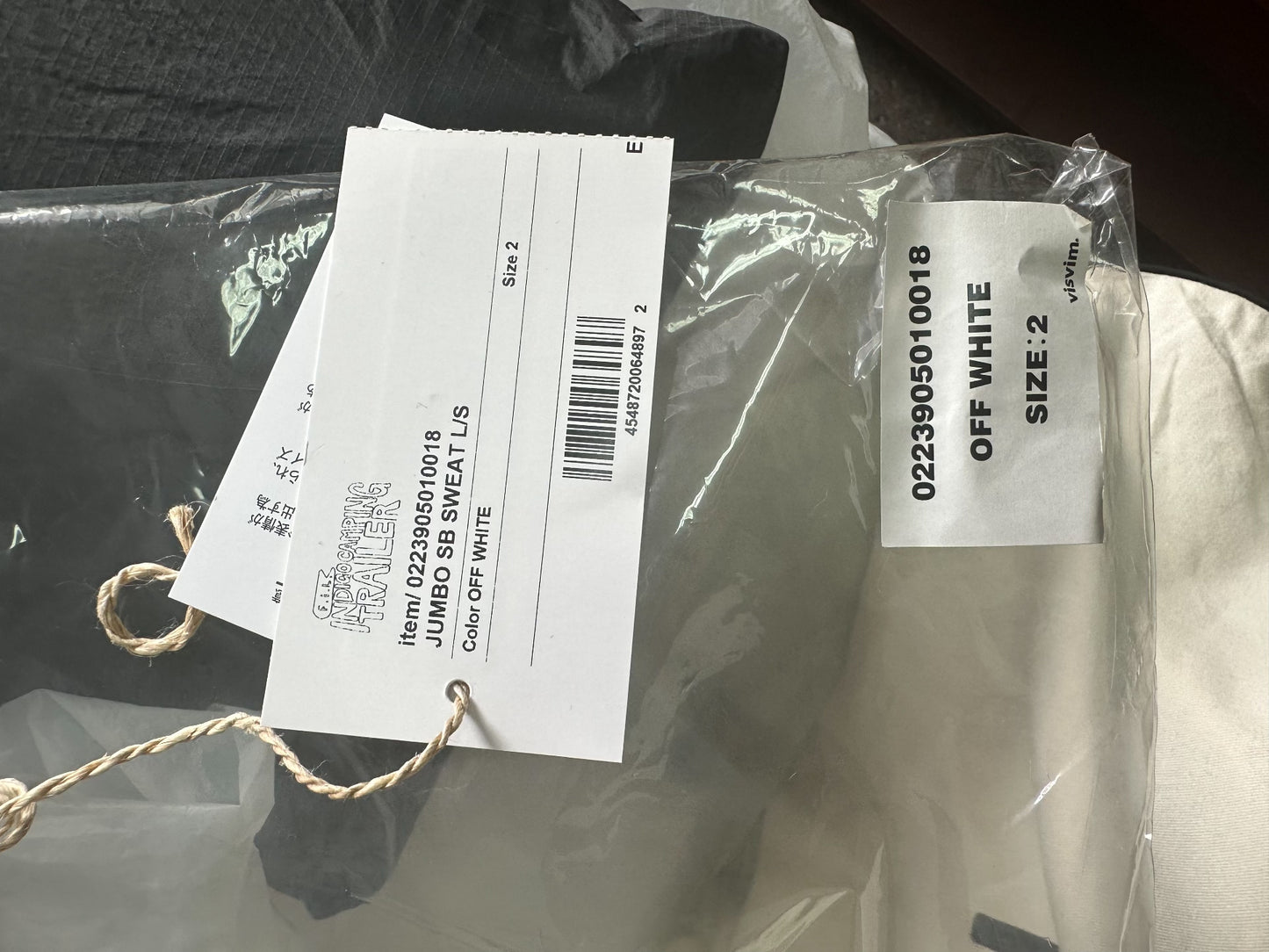 VISVIM ict JUMBO SB Sweat L/S