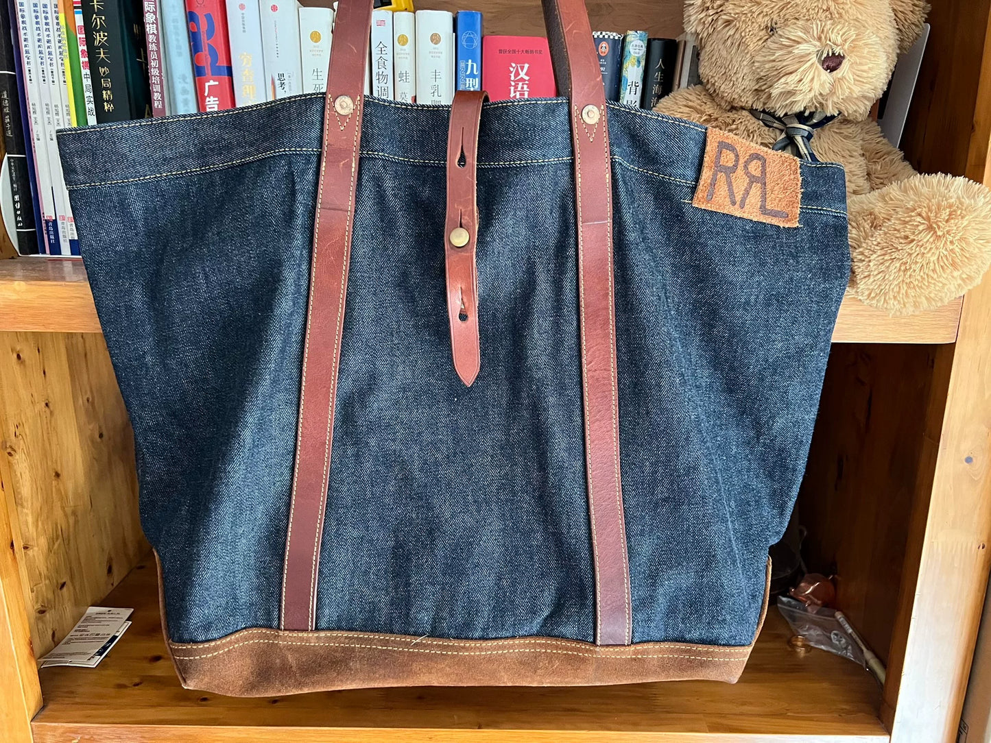 RRL Double RL Denim Tote Bag