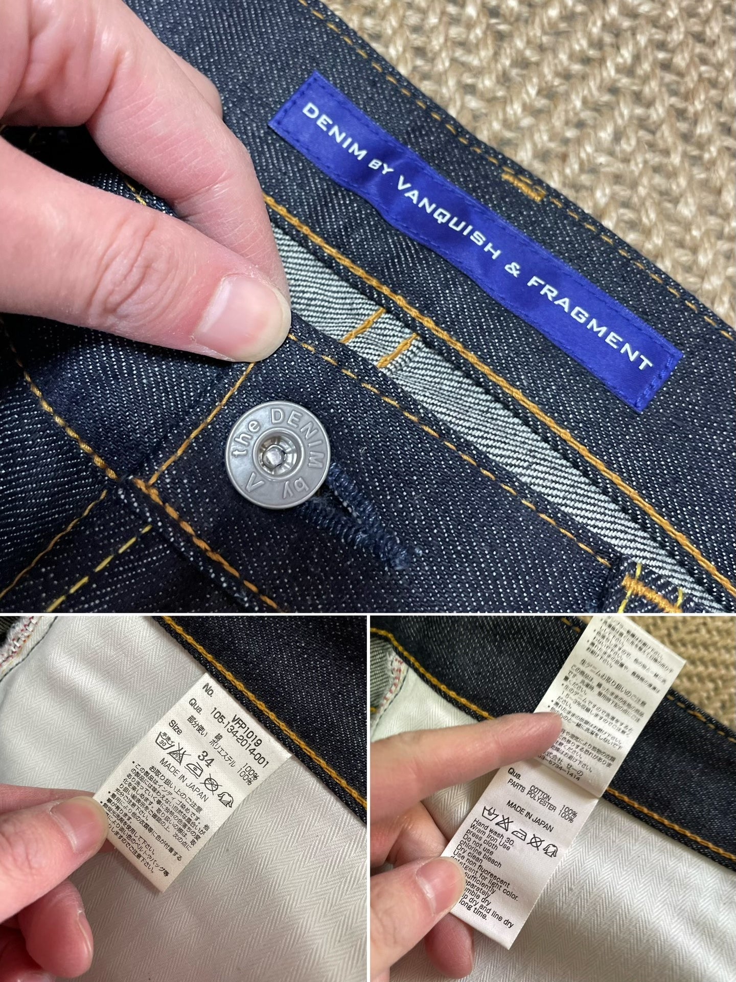 Vanquish Fragment Hiroshi Fujiwara Jeans