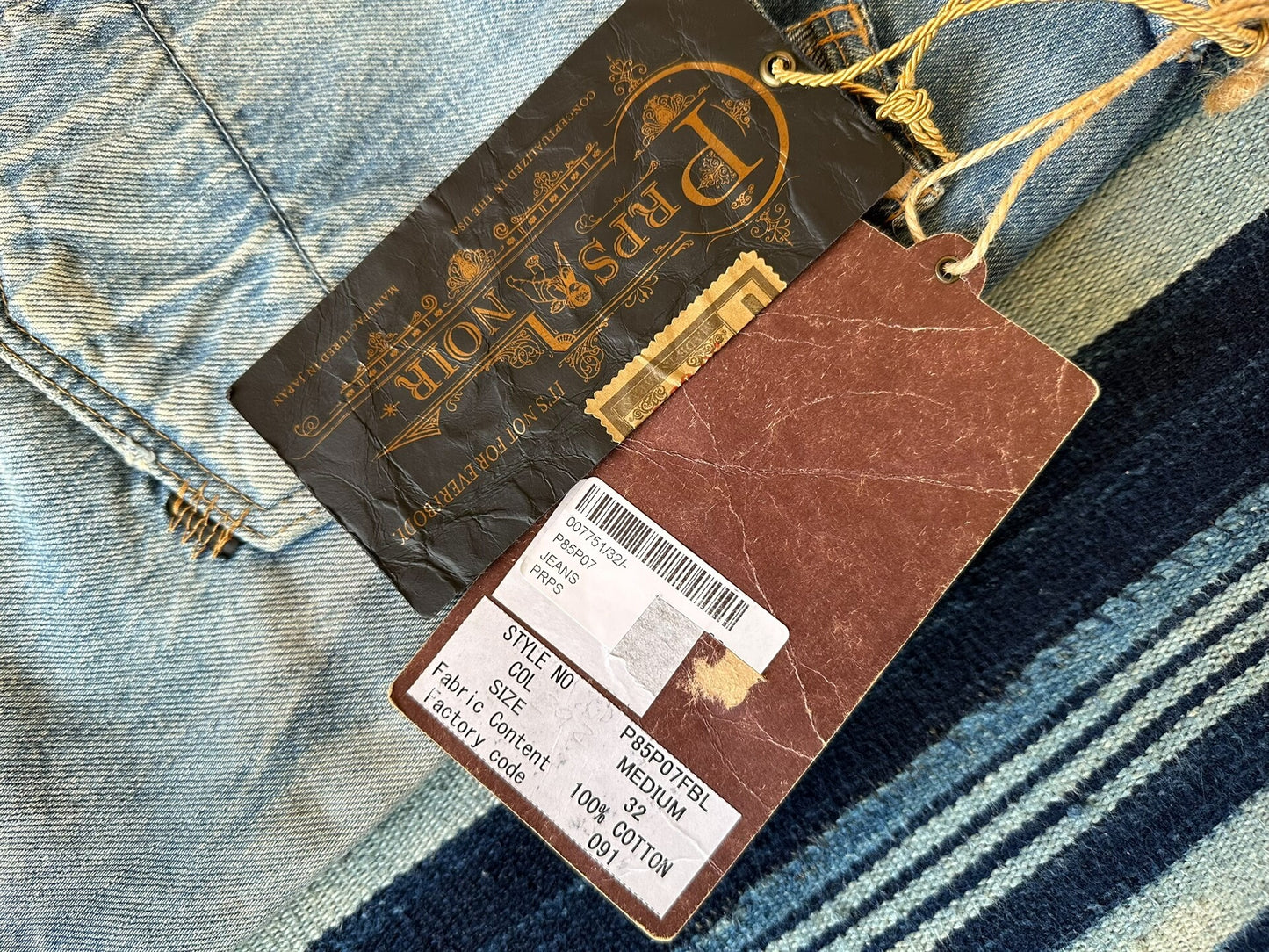 dark wash patchwork denim jeans