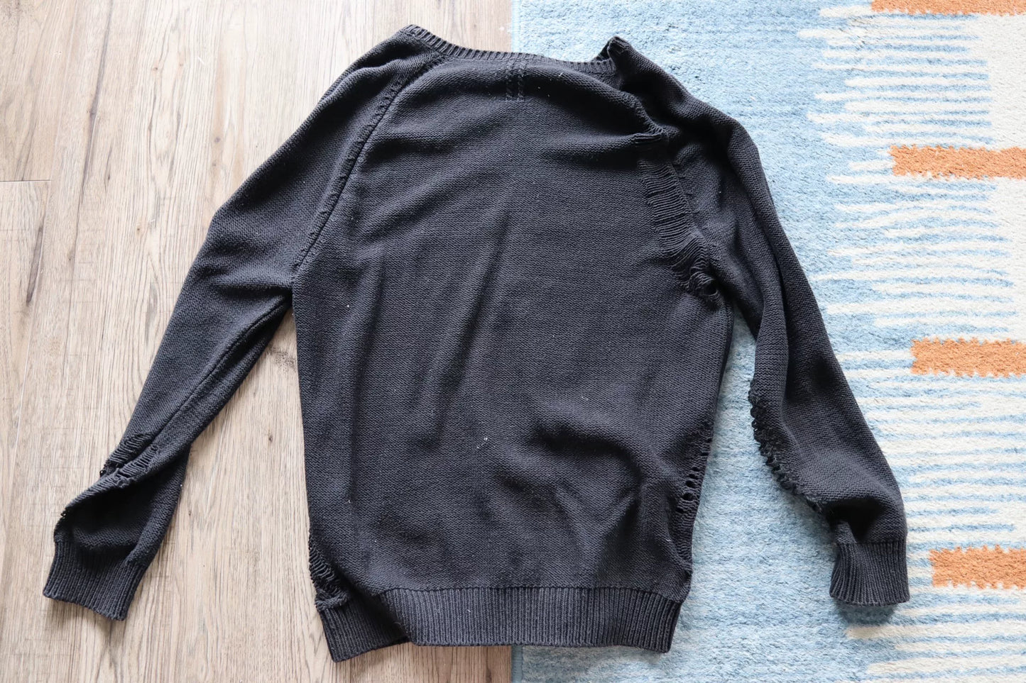 Saint Laurent Paris Black Sweater XL