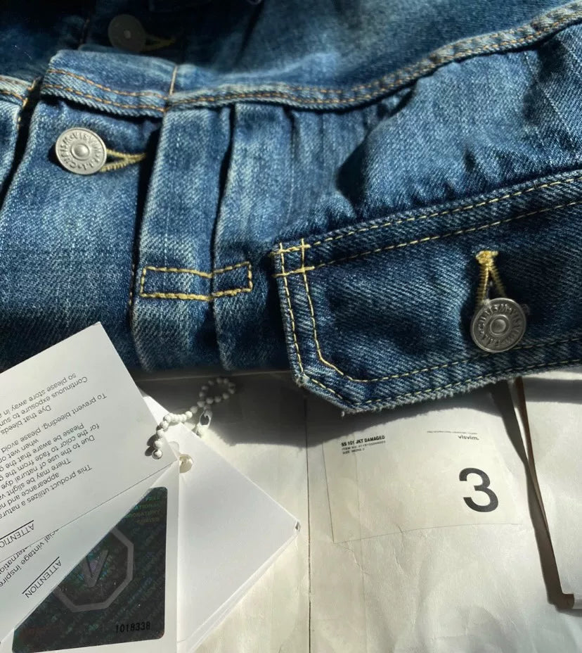 visvim 18ss101 Blue Denim Jacket