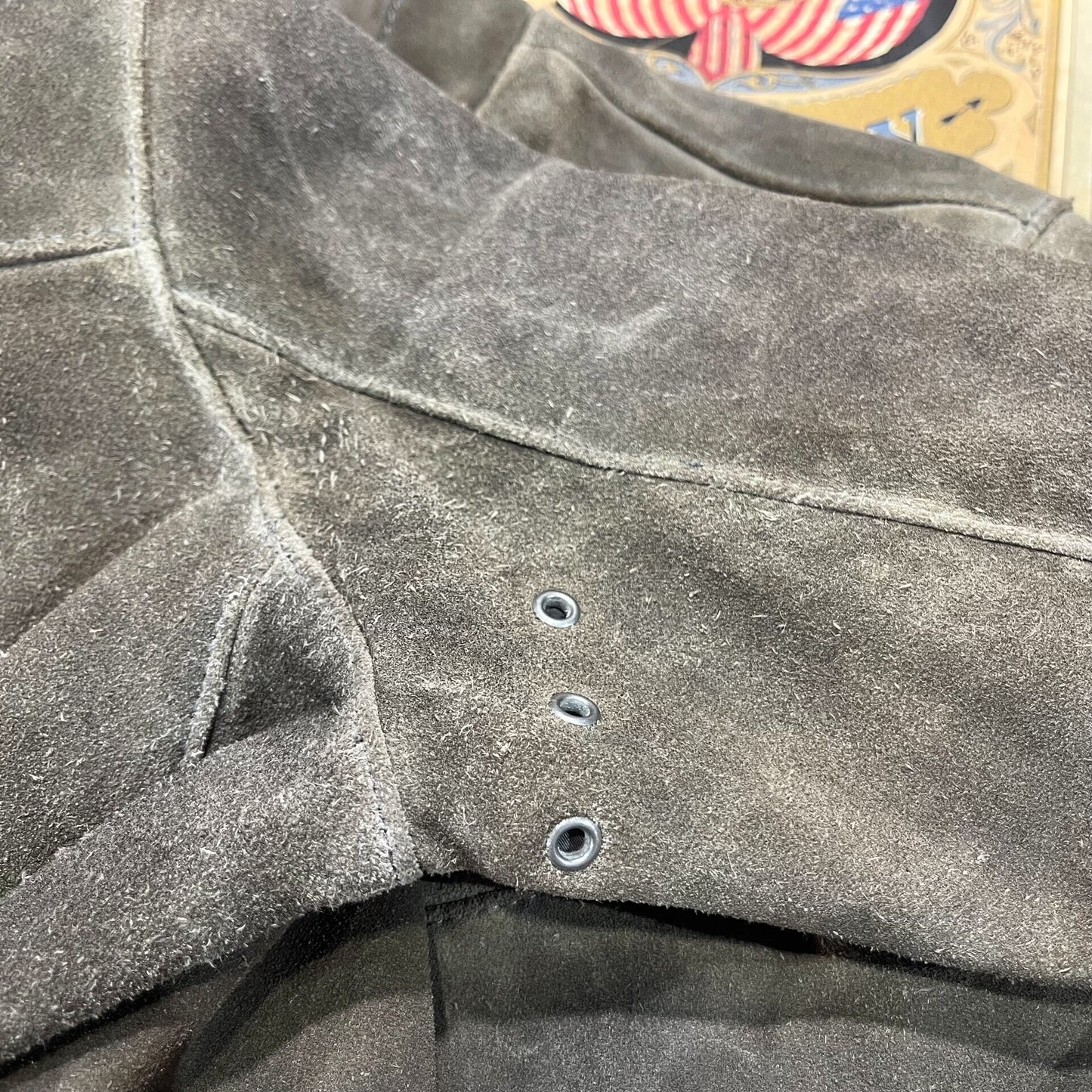 vintage ralph lauren brown leather jacket