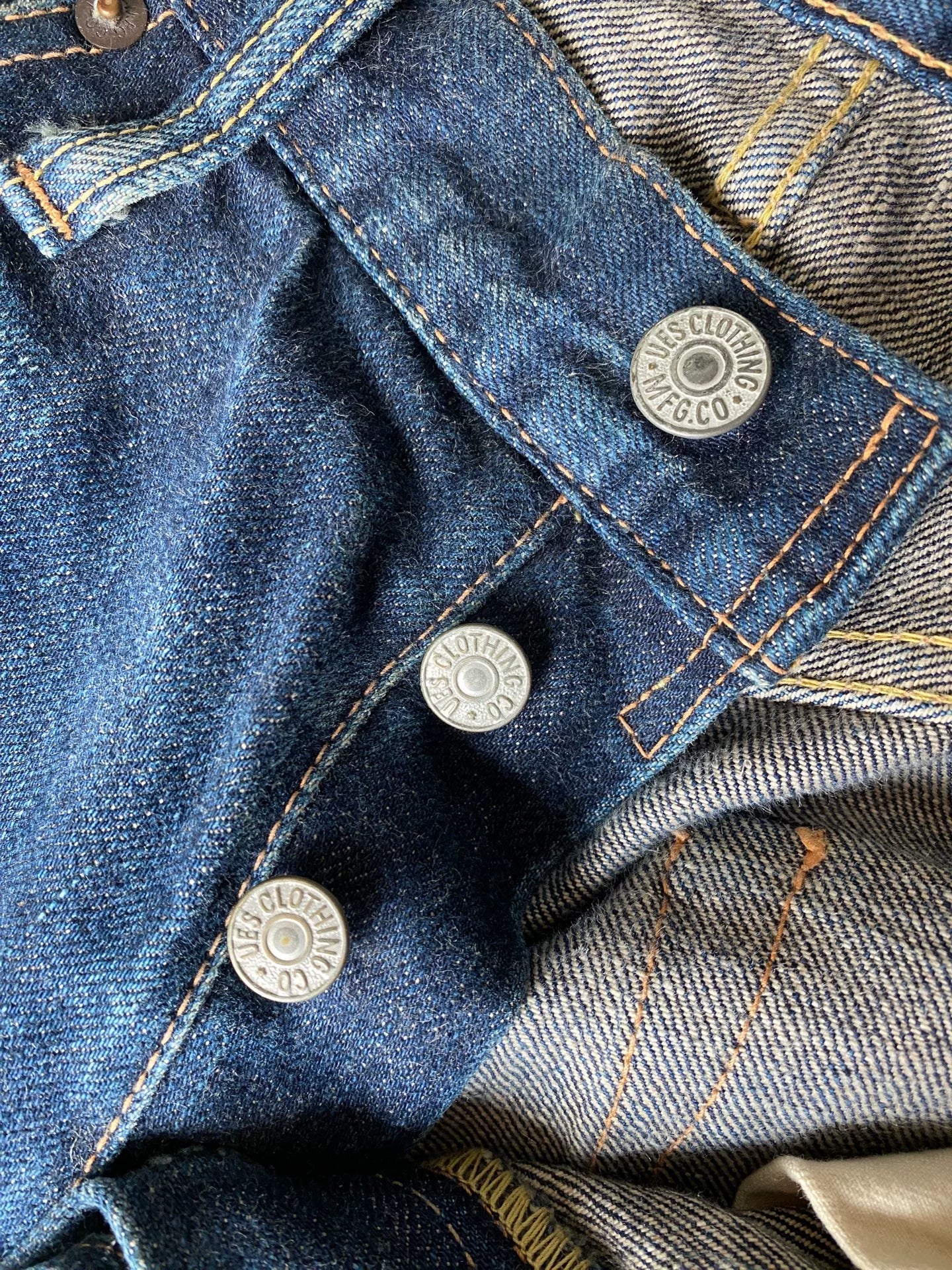 beautiful japanese red ear denim pants