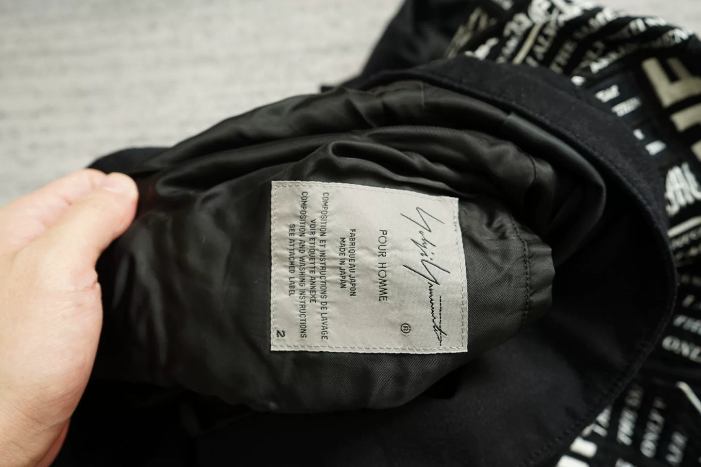 Yohji Yamamoto Limited Collaboration Biker Jacket