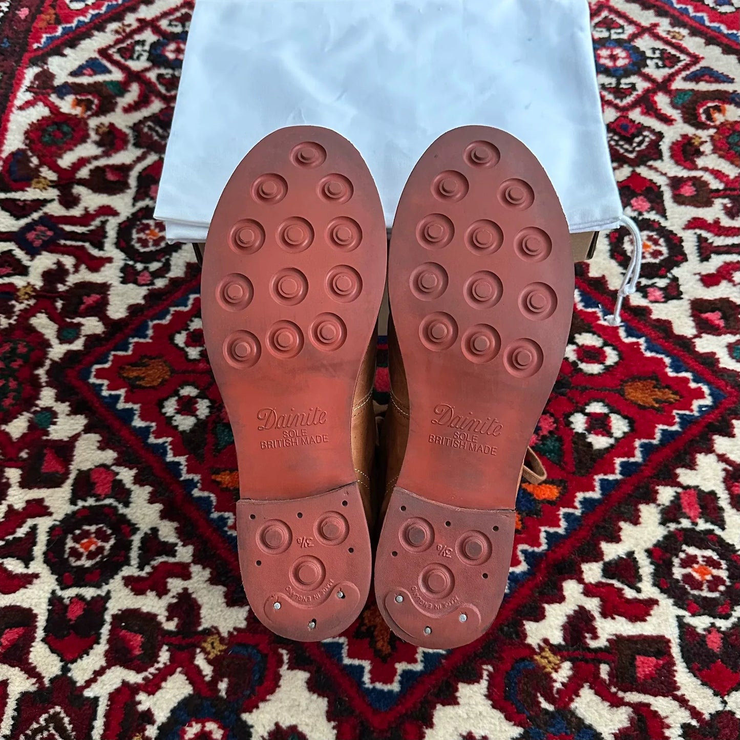 visvim brigadier boots in mid brown