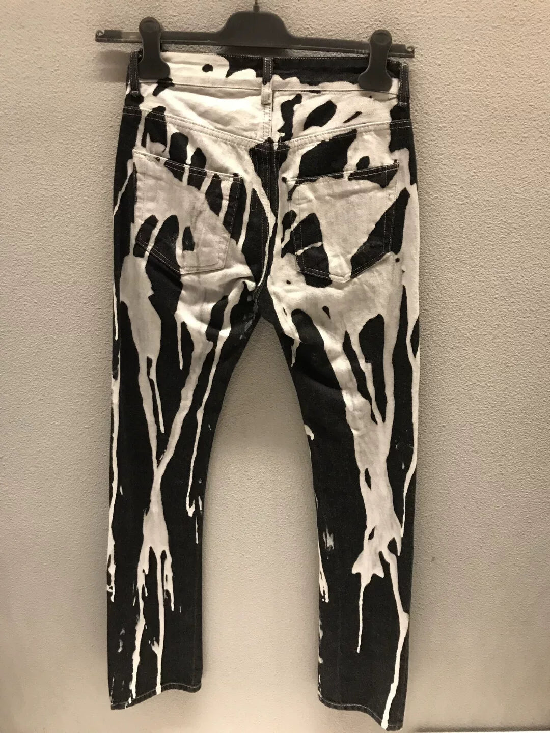 rick owens splatter tie-dye jeans 28