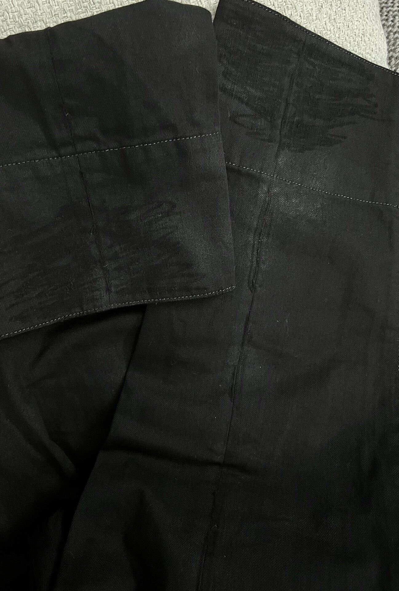Julius 7 Coated Denim Pants